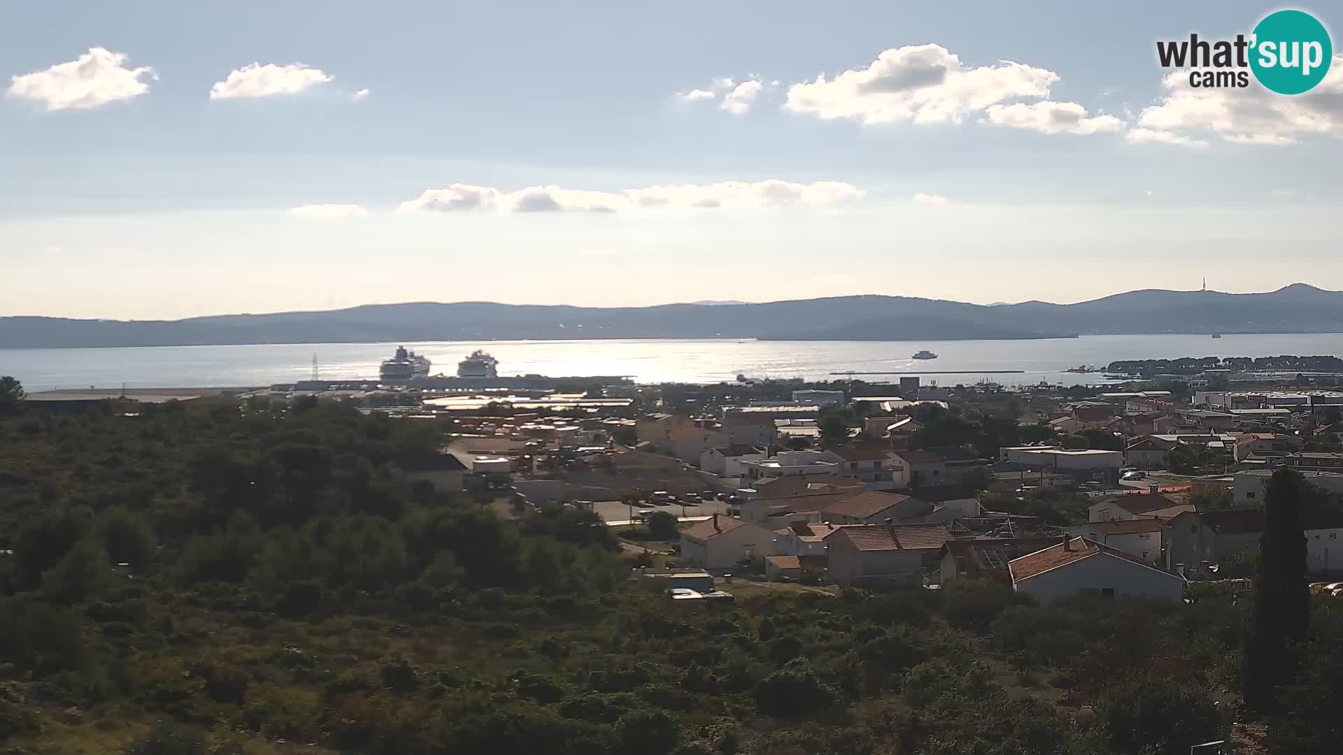 Panoramska web kamera Luke Gaženica u Zadru, Hrvatska