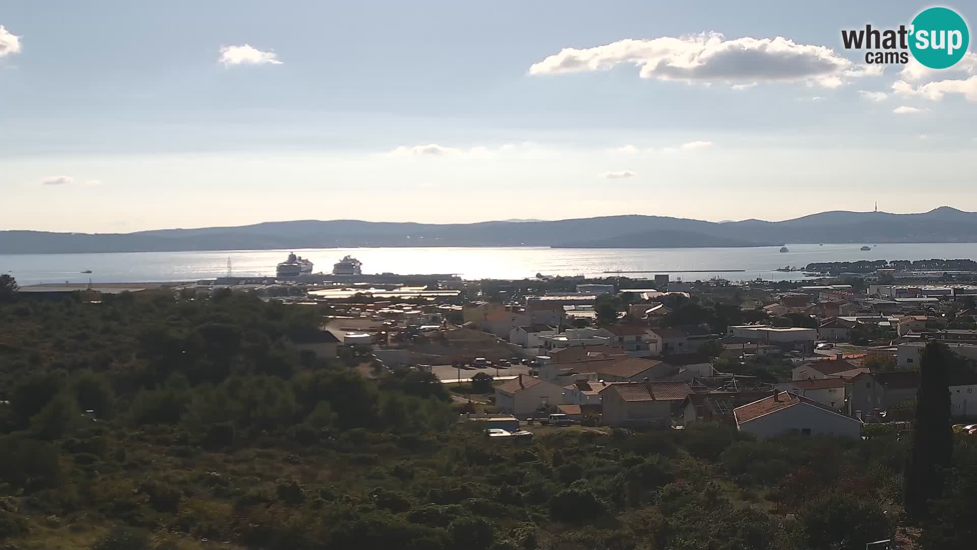 Panorama de la Webcam del Puerto Gazenica de Zadar, Zadar, Croacia