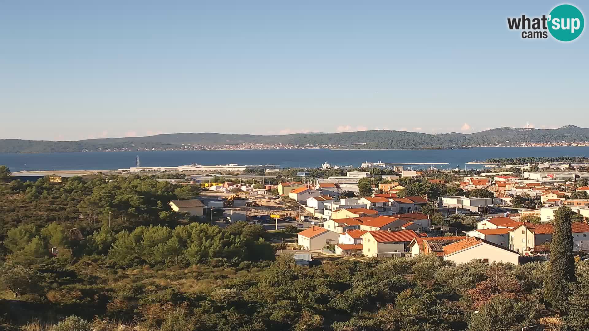 Zadar Port Gazenica Webcam Panorama, Zadar, Kroatien