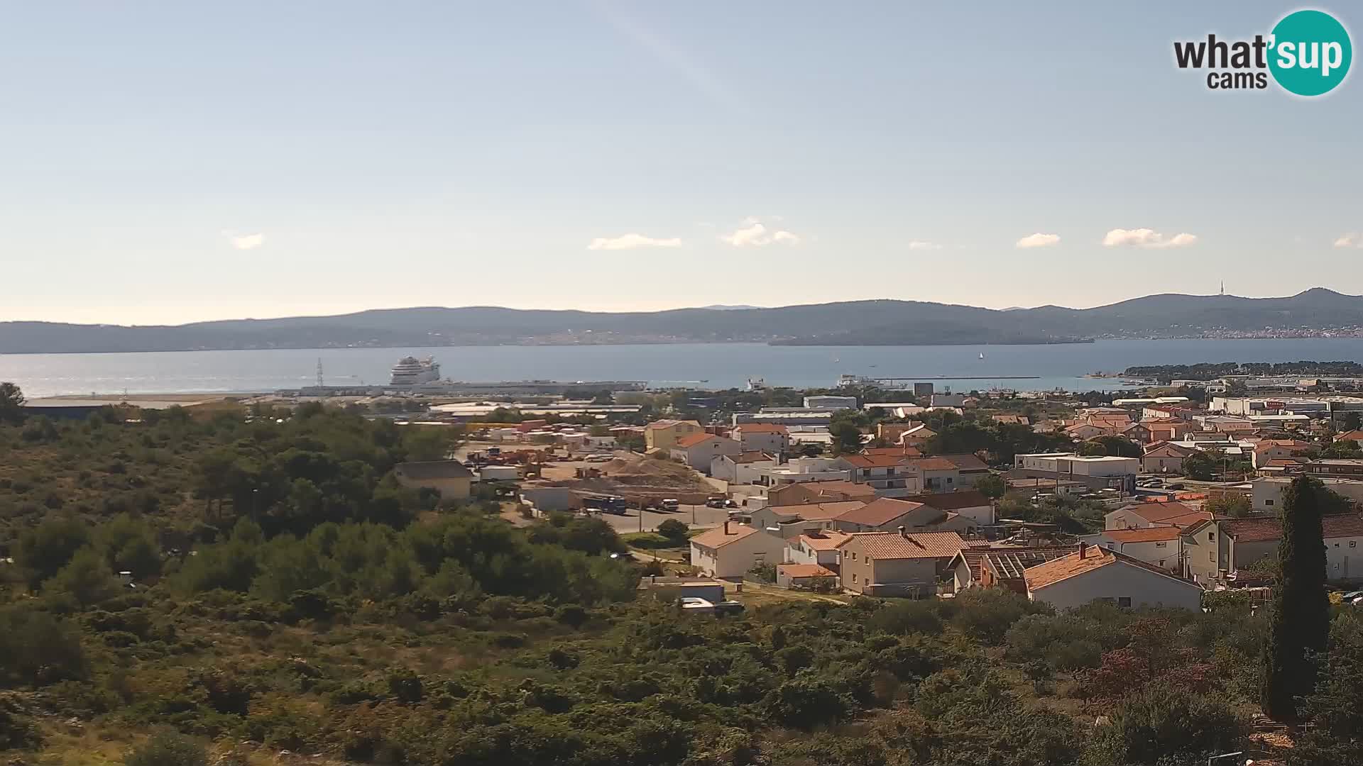 Zadar Port Gazenica Webcam Panorama, Zadar, Kroatien