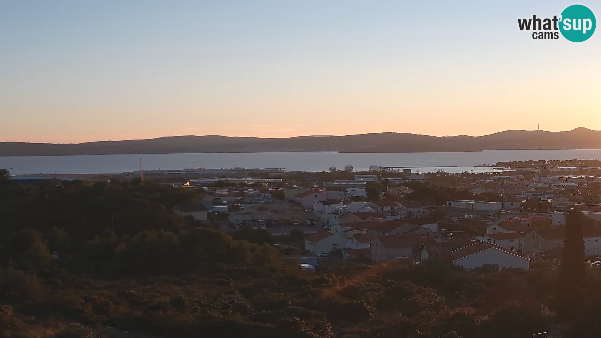 Zadar Port Gazenica Webcam Panorama, Zadar, Kroatien