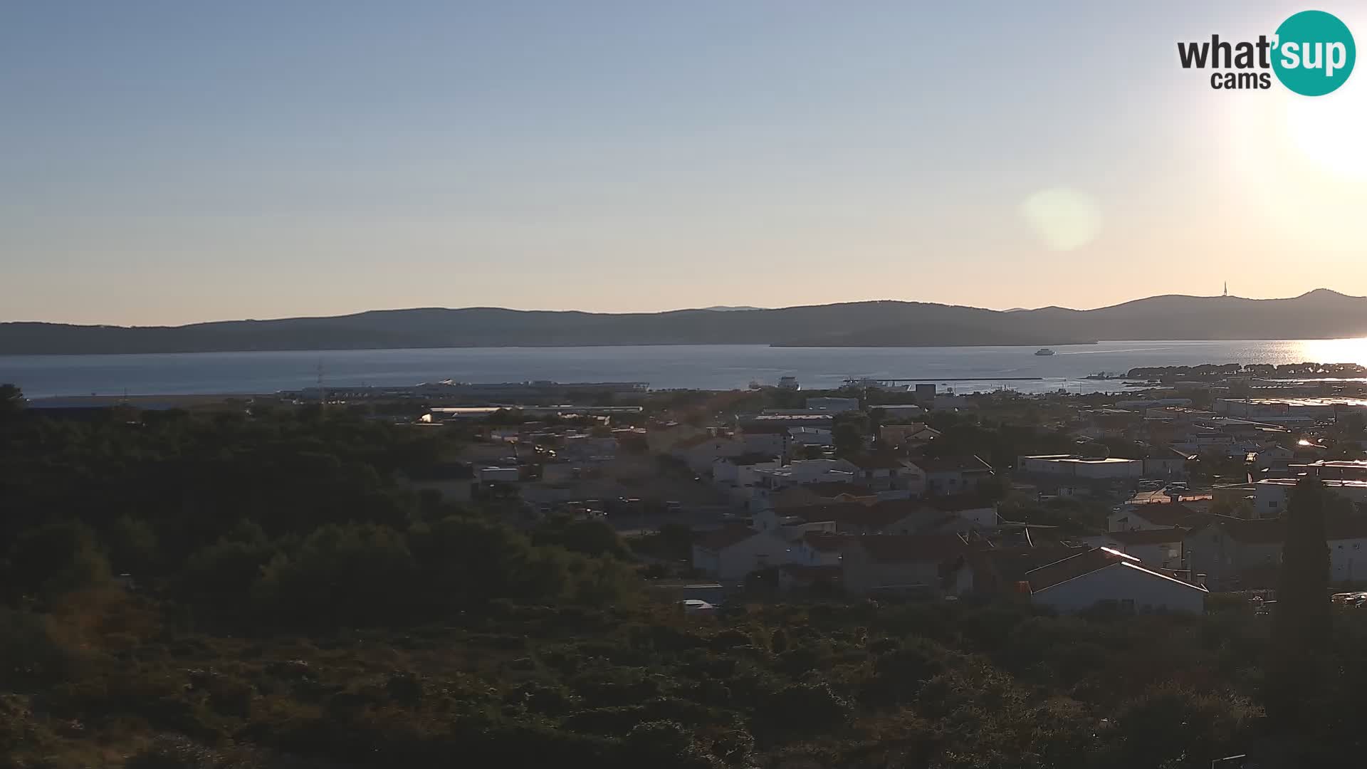 Zadar Pristanišče Gazenica s panoramsko spletno kamero, Zadar, Hrvaška