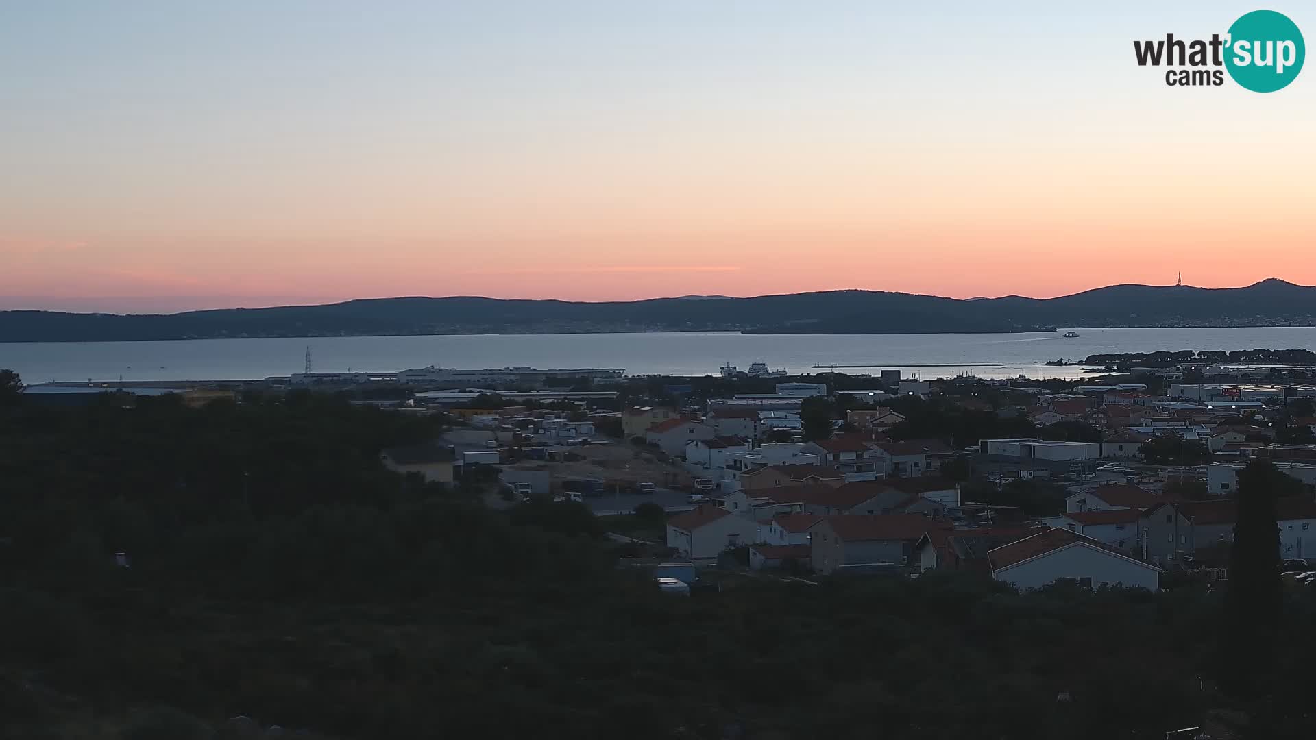 Panoramska web kamera Luke Gaženica u Zadru, Hrvatska