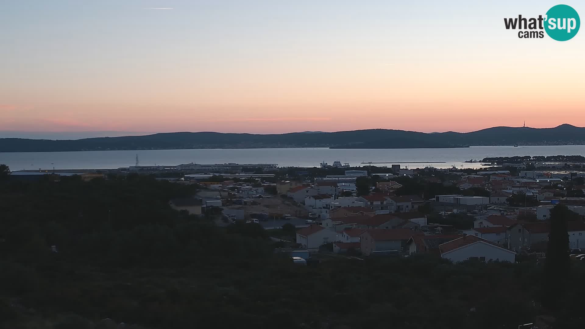 Zadar Port Gazenica Webcam Panorama, Zadar, Kroatien