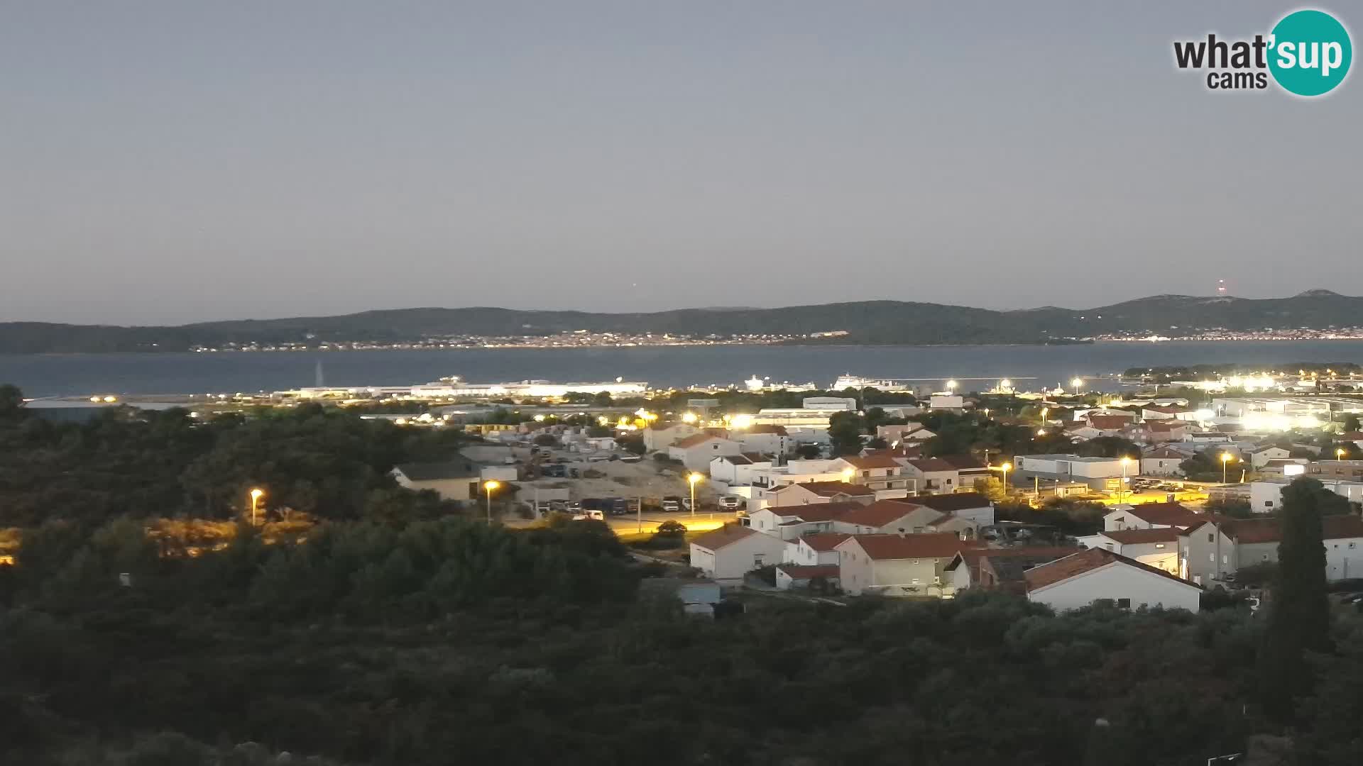 Panoramska web kamera Luke Gaženica u Zadru, Hrvatska