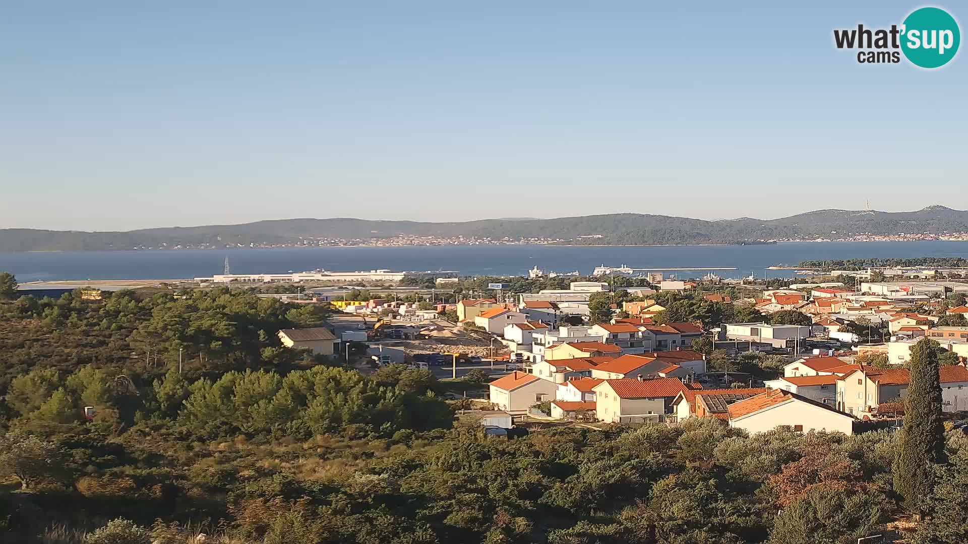 Zadar Port Gazenica Webcam Panorama, Zadar, Kroatien