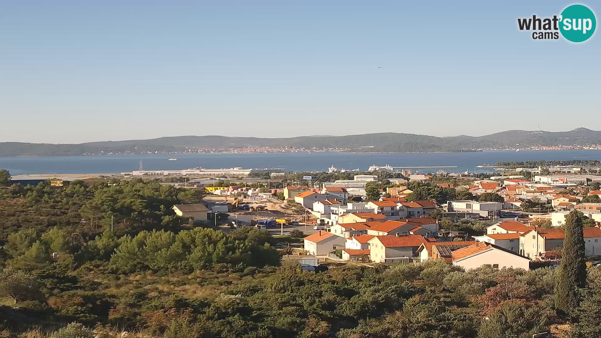 Panoramska web kamera Luke Gaženica u Zadru, Hrvatska