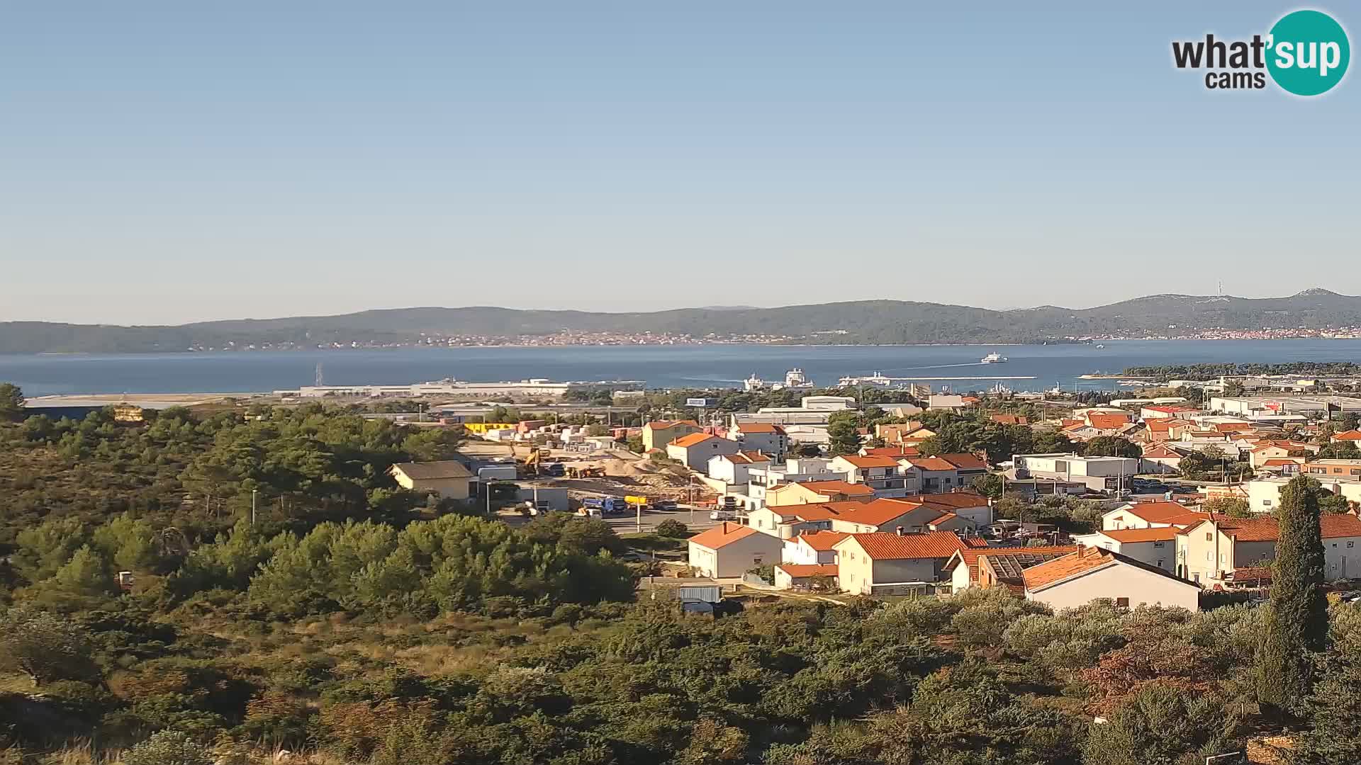 Panoramska web kamera Luke Gaženica u Zadru, Hrvatska