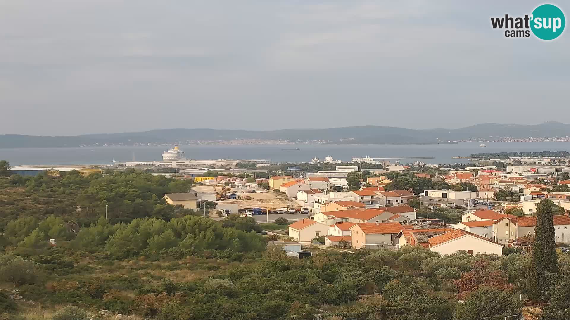 Zadar Port Gazenica Webcam Panorama, Zadar, Kroatien