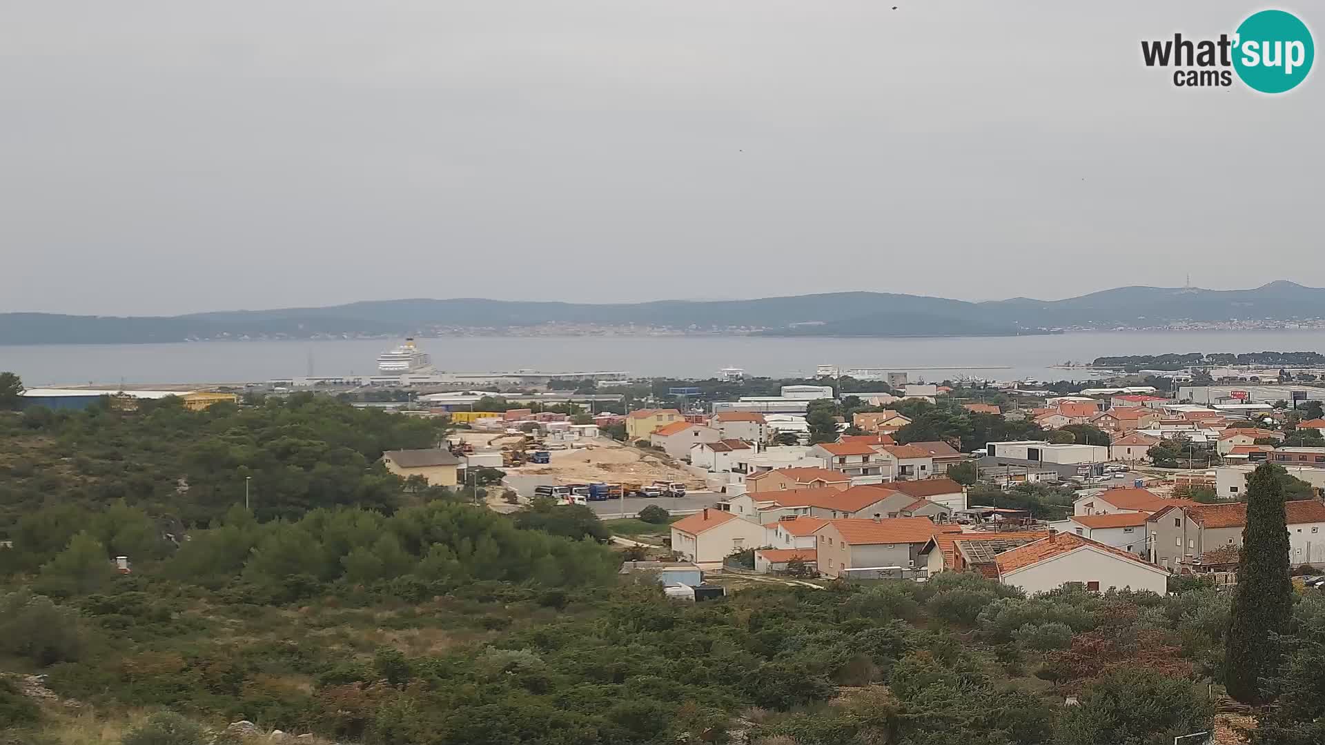 Zadar Port Gazenica Webcam Panorama, Zadar, Kroatien