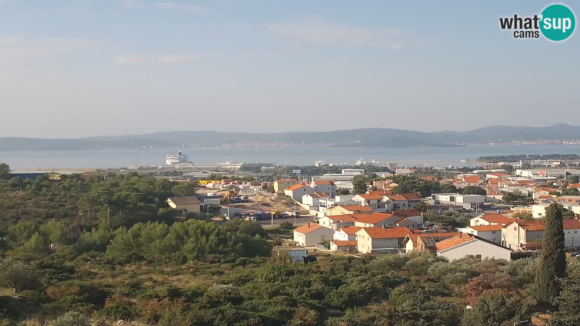 Zadar Port Gazenica Webcam Panorama, Zadar, Kroatien