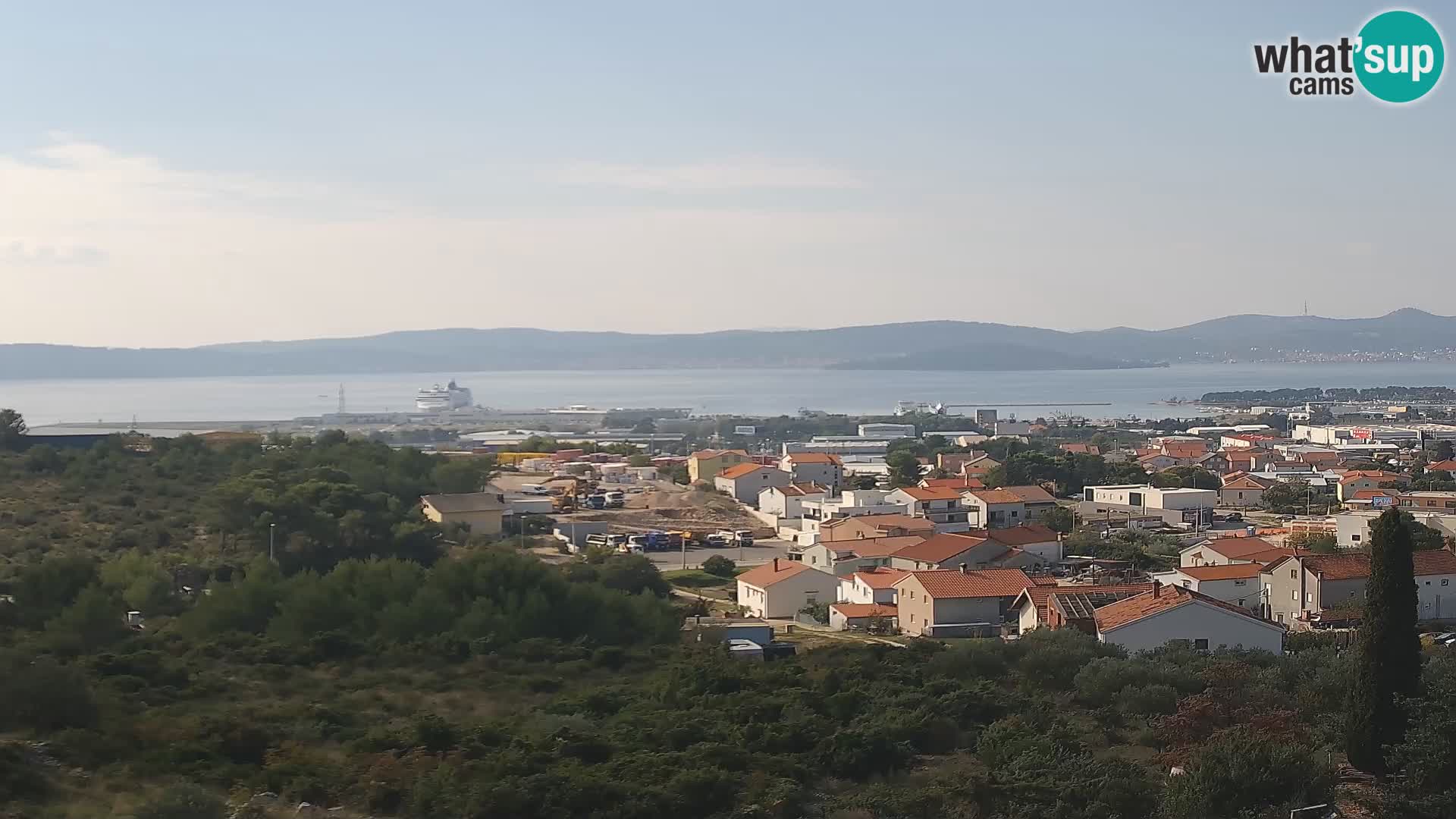Panoramska web kamera Luke Gaženica u Zadru, Hrvatska