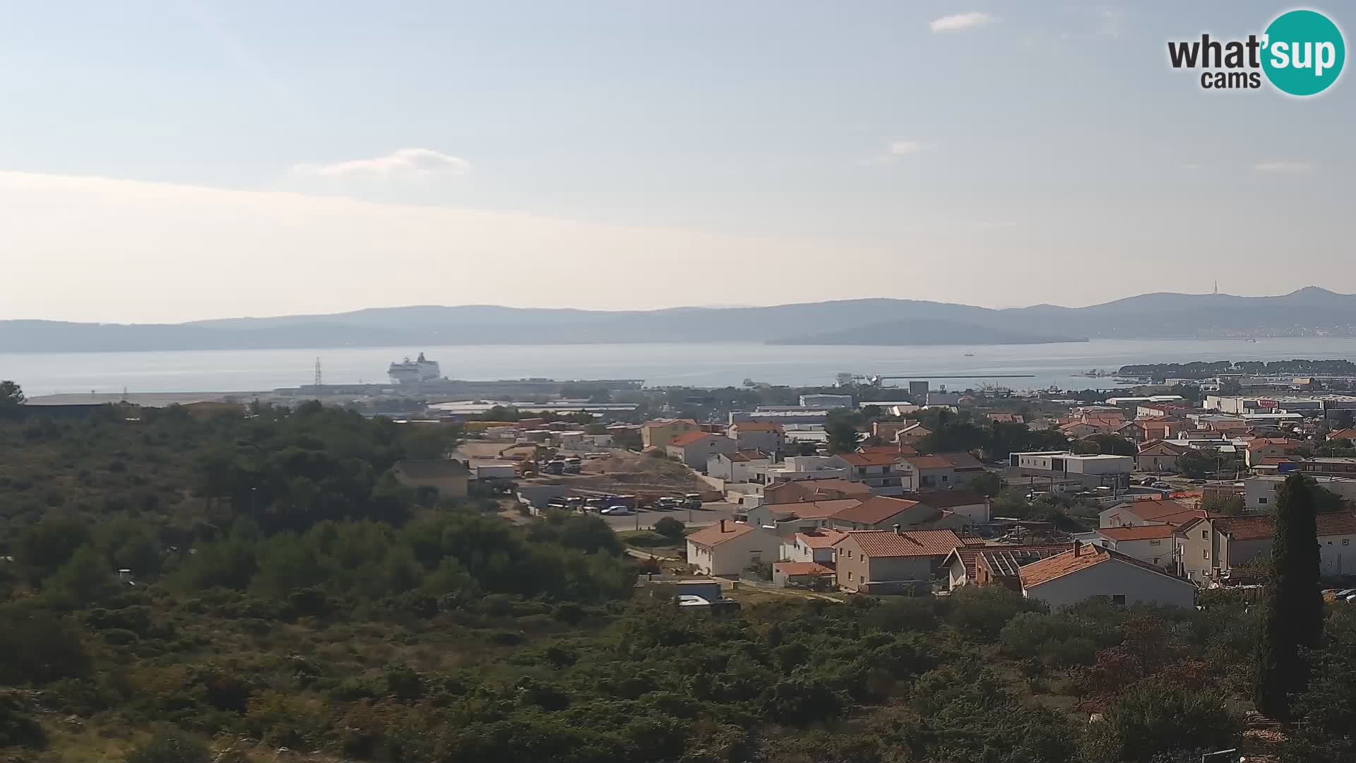 Panorama de la Webcam del Puerto Gazenica de Zadar, Zadar, Croacia
