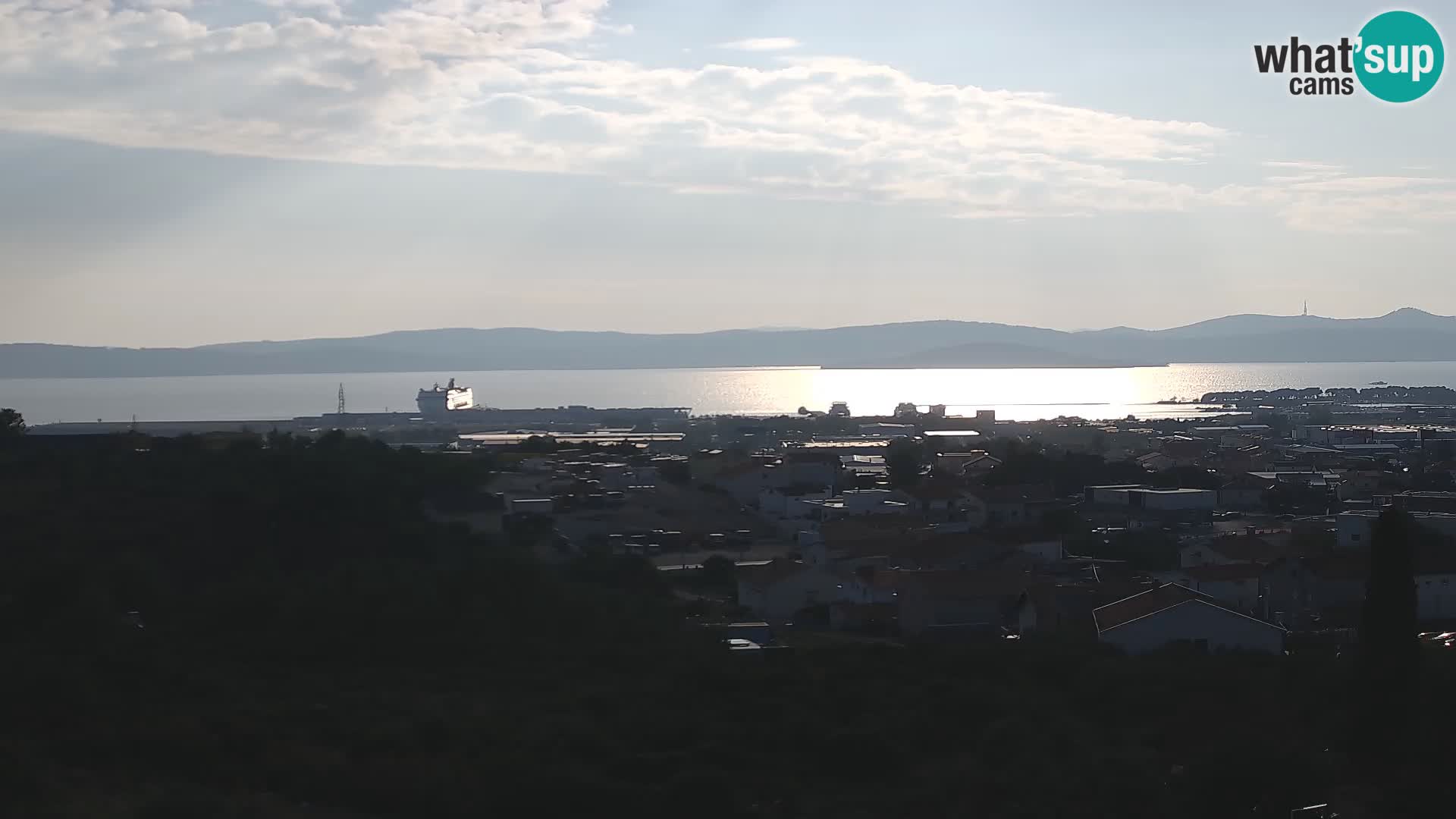 Zadar Pristanišče Gazenica s panoramsko spletno kamero, Zadar, Hrvaška