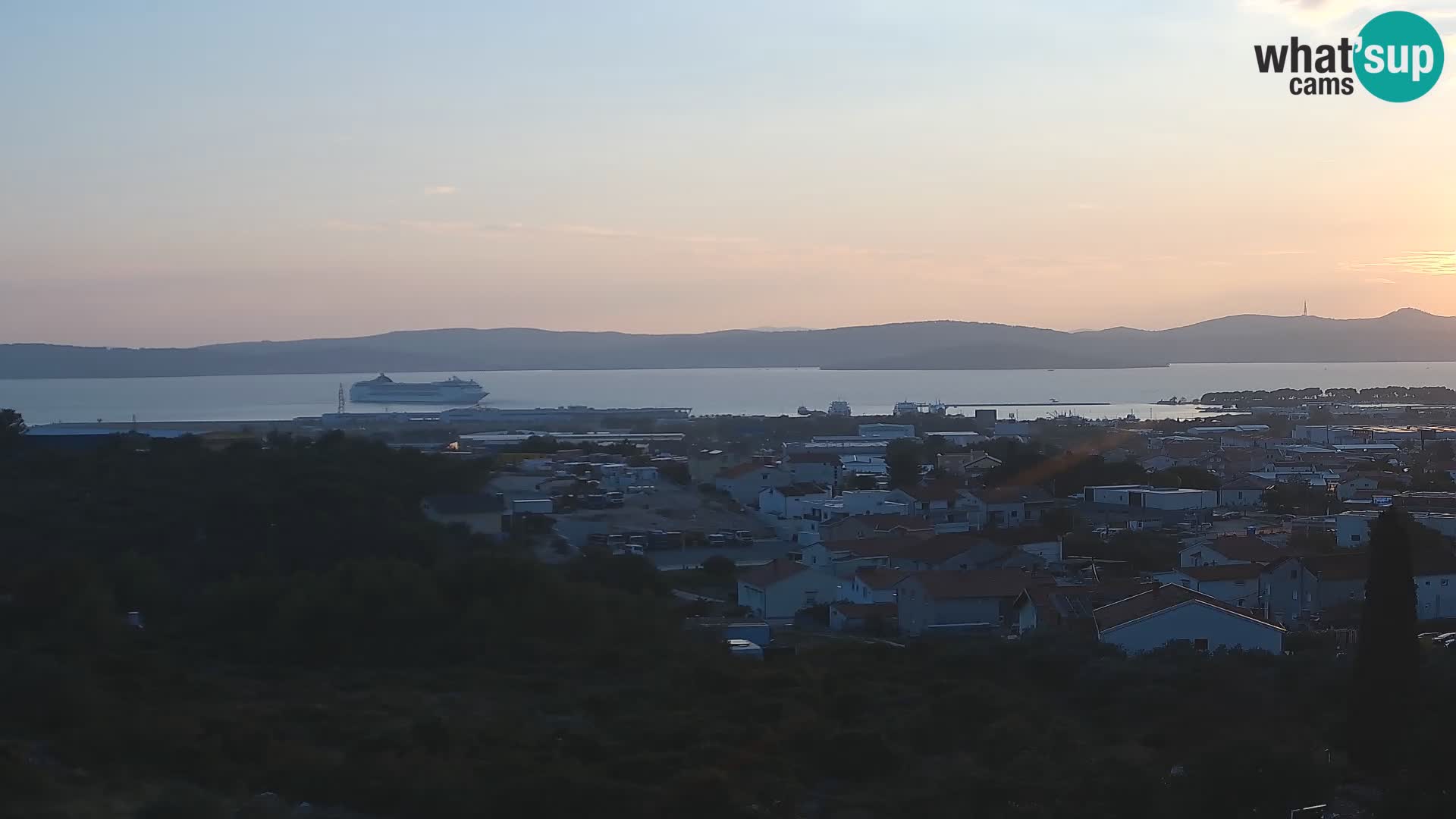 Zadar Port Gazenica Webcam Panorama, Zadar, Croatia