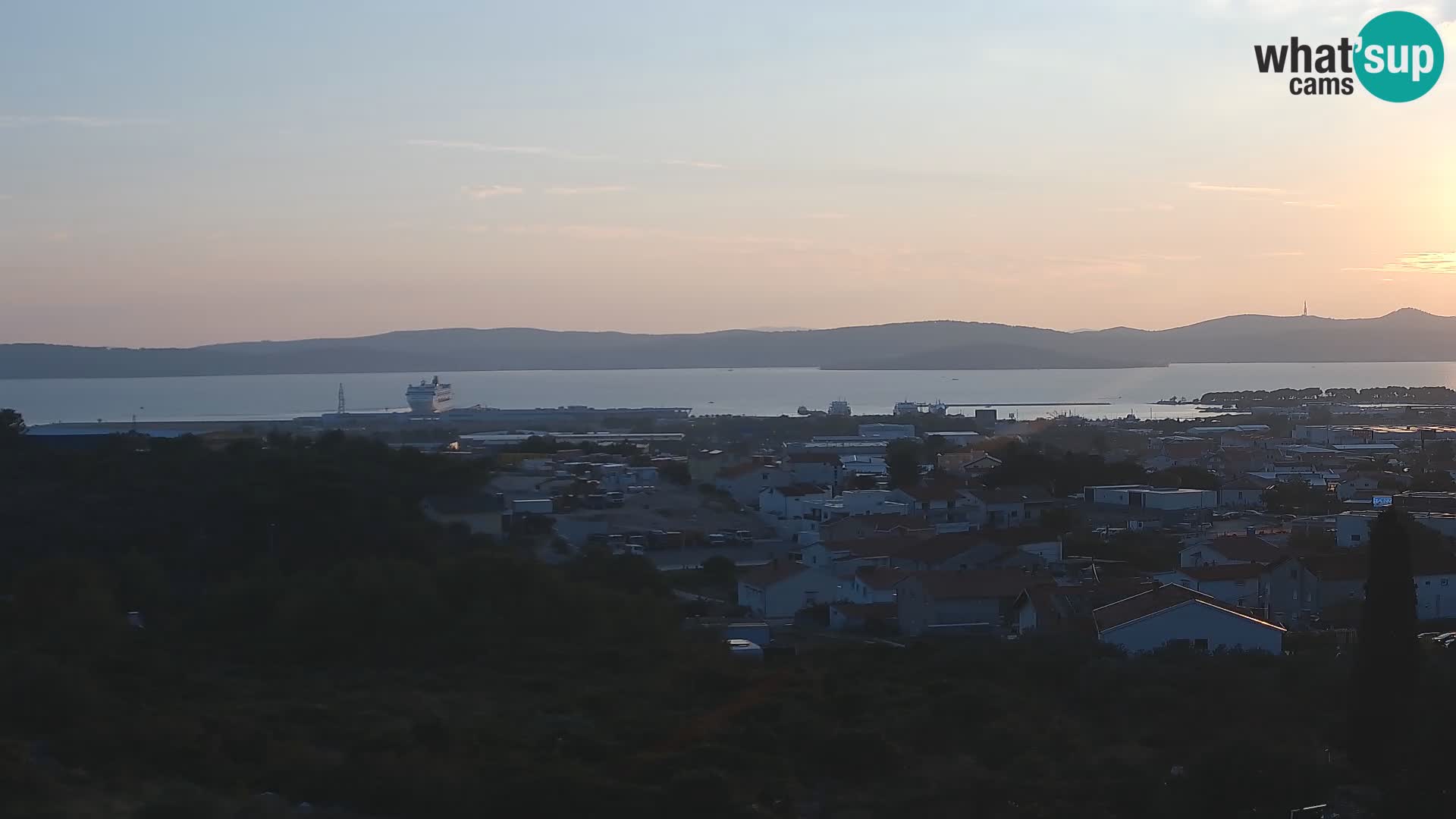 Zadar Port Gazenica Webcam Panorama, Zadar, Croatie