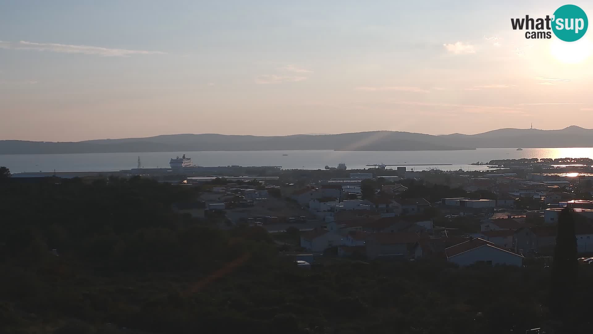 Zadar Port Gazenica Webcam Panorama, Zadar, Croatie