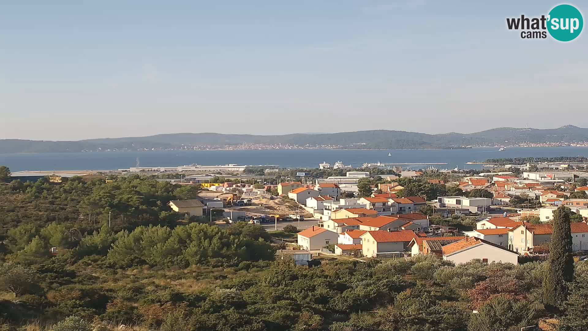 Zadar Pristanišče Gazenica s panoramsko spletno kamero, Zadar, Hrvaška