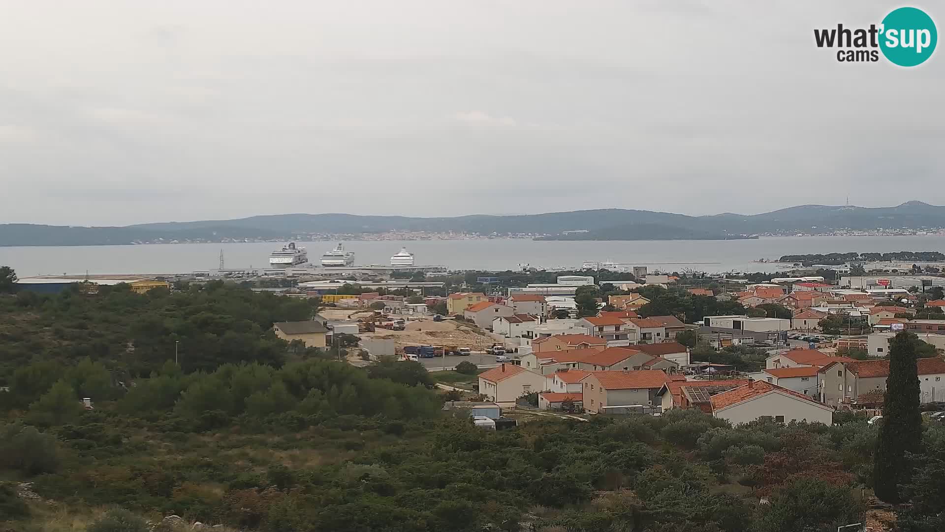 Panoramska web kamera Luke Gaženica u Zadru, Hrvatska