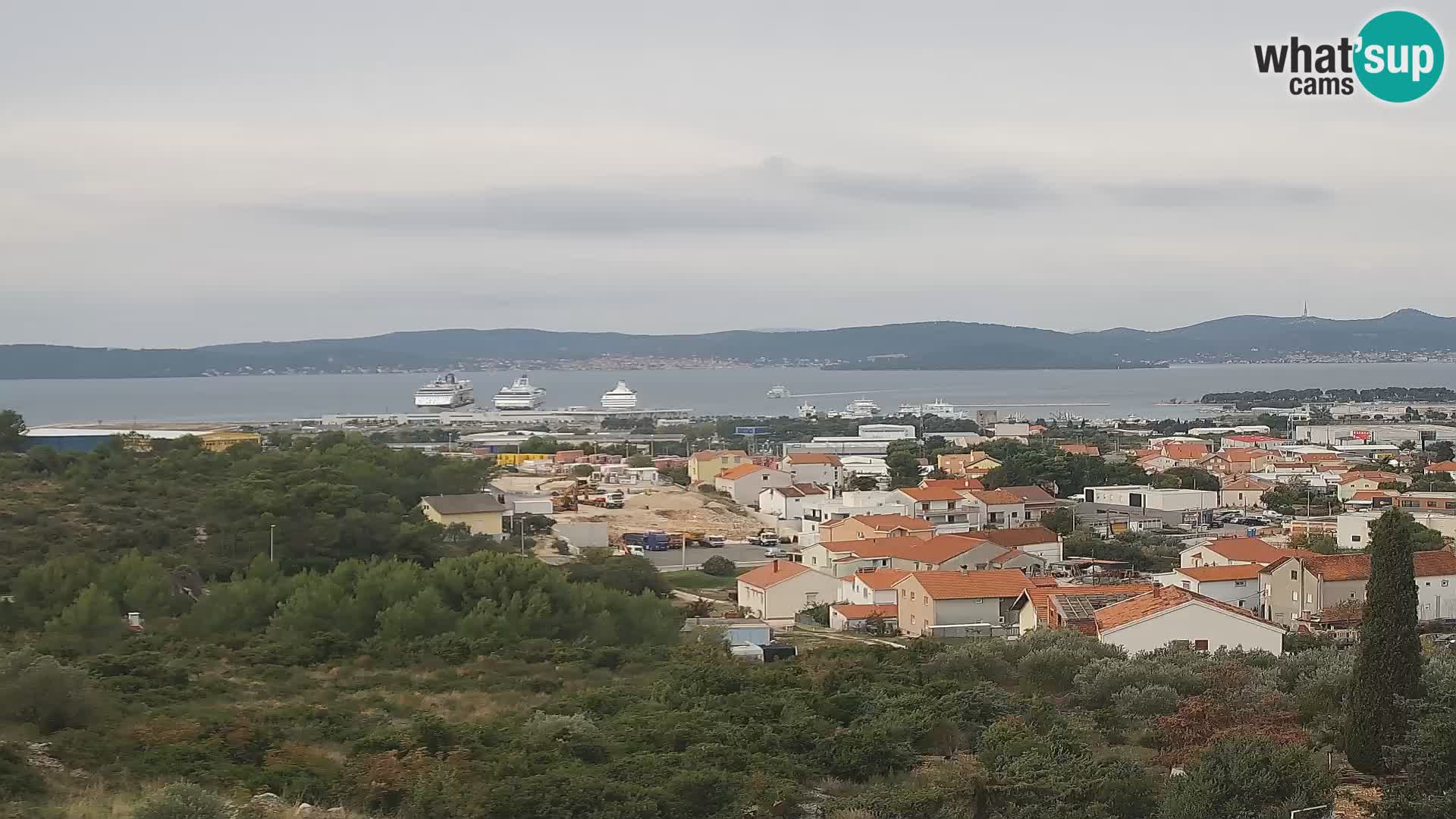Panoramska web kamera Luke Gaženica u Zadru, Hrvatska