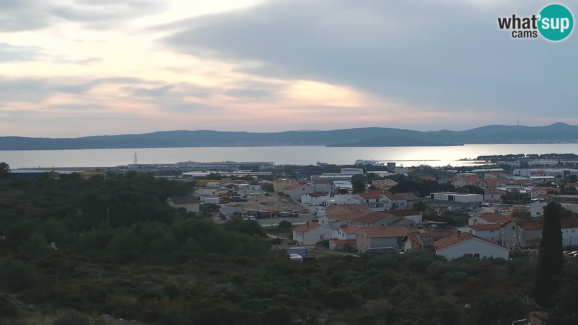 Zadar Port Gazenica Webcam Panorama, Zadar, Kroatien