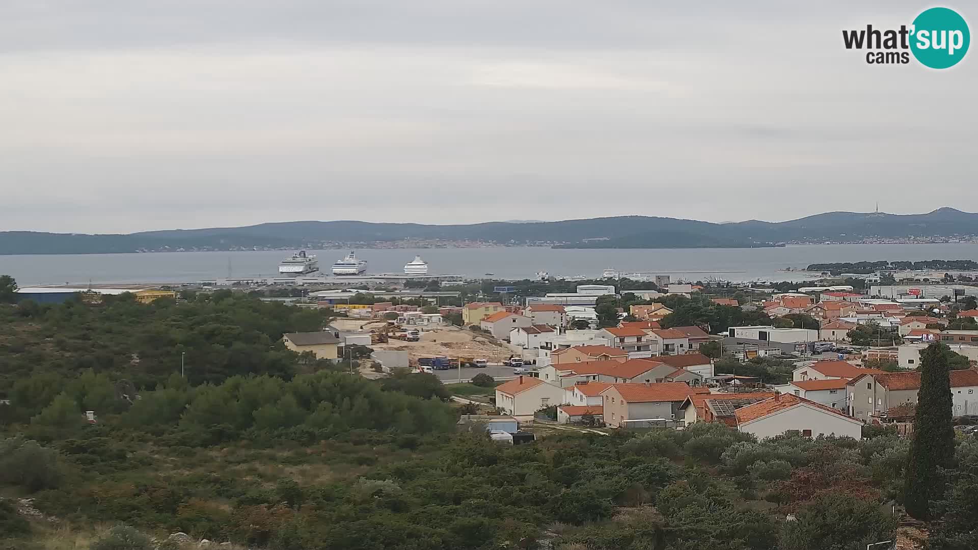 Zadar Port Gazenica Webcam Panorama, Zadar, Croatie
