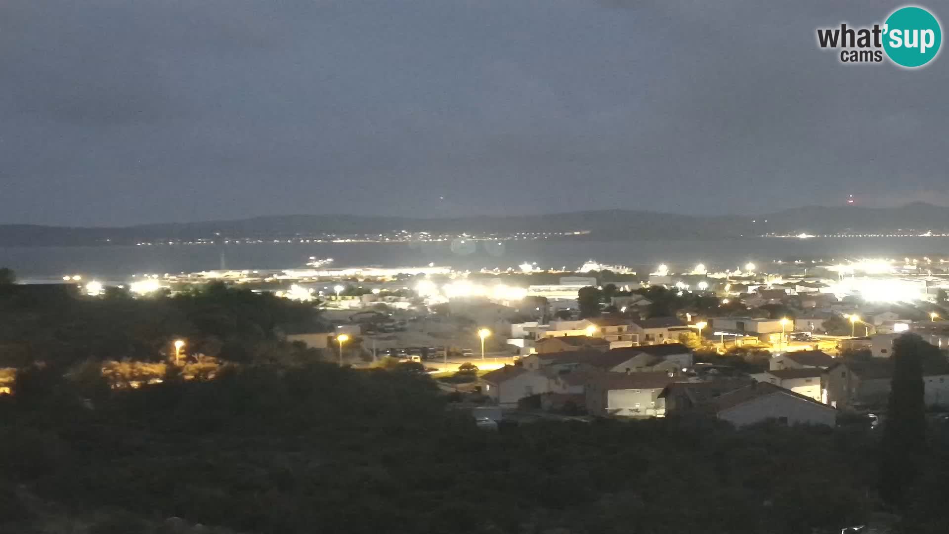Panoramska web kamera Luke Gaženica u Zadru, Hrvatska