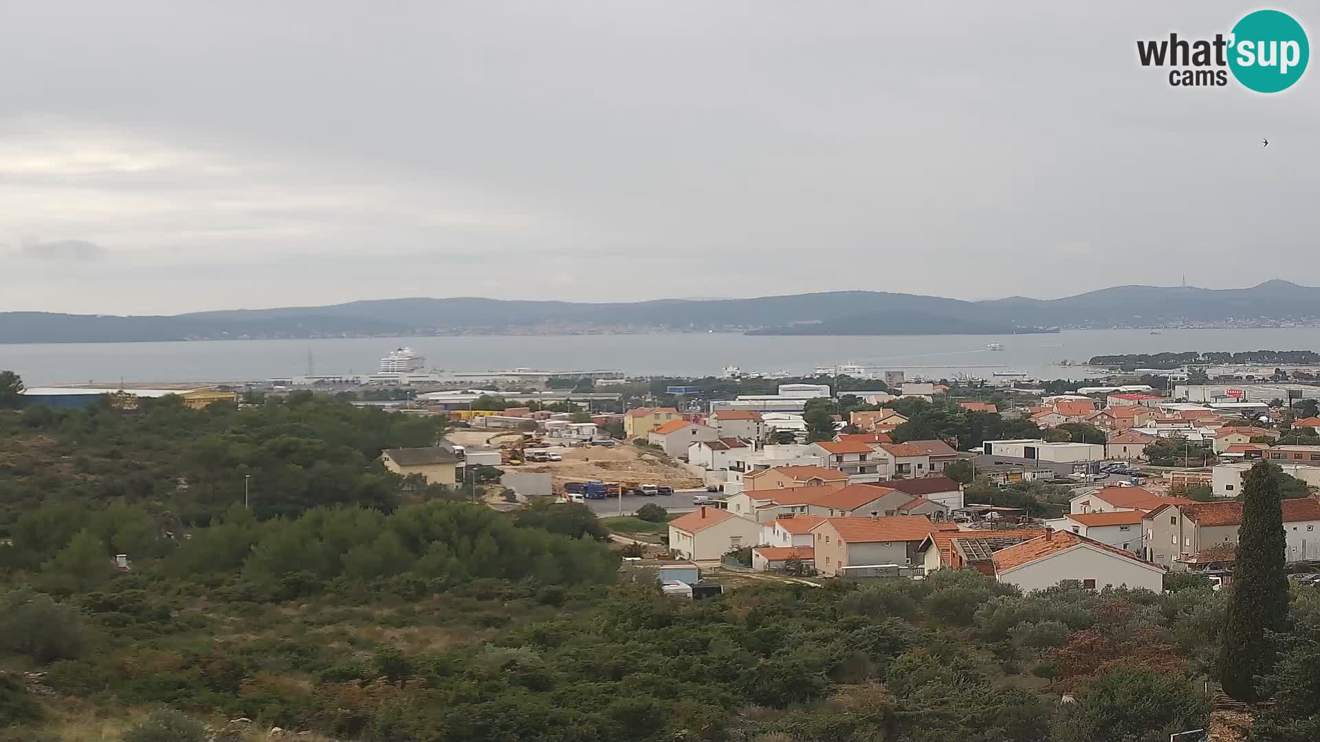 Zadar Pristanišče Gazenica s panoramsko spletno kamero, Zadar, Hrvaška