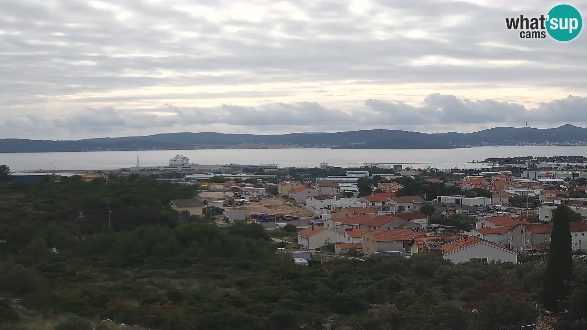 Panoramska web kamera Luke Gaženica u Zadru, Hrvatska