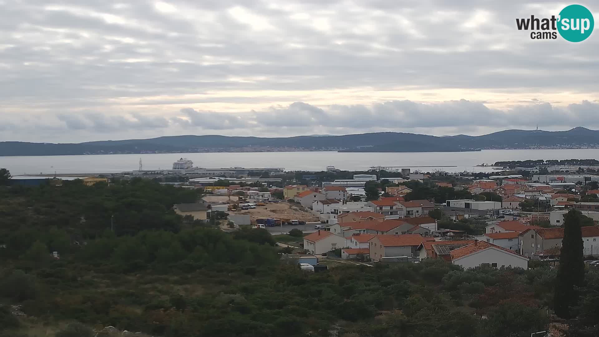 Zadar Pristanišče Gazenica s panoramsko spletno kamero, Zadar, Hrvaška