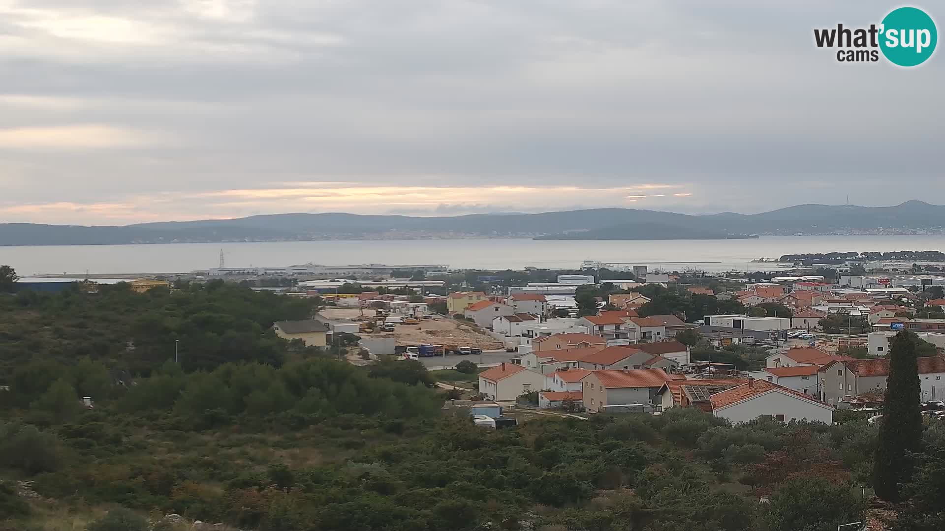 Panoramska web kamera Luke Gaženica u Zadru, Hrvatska