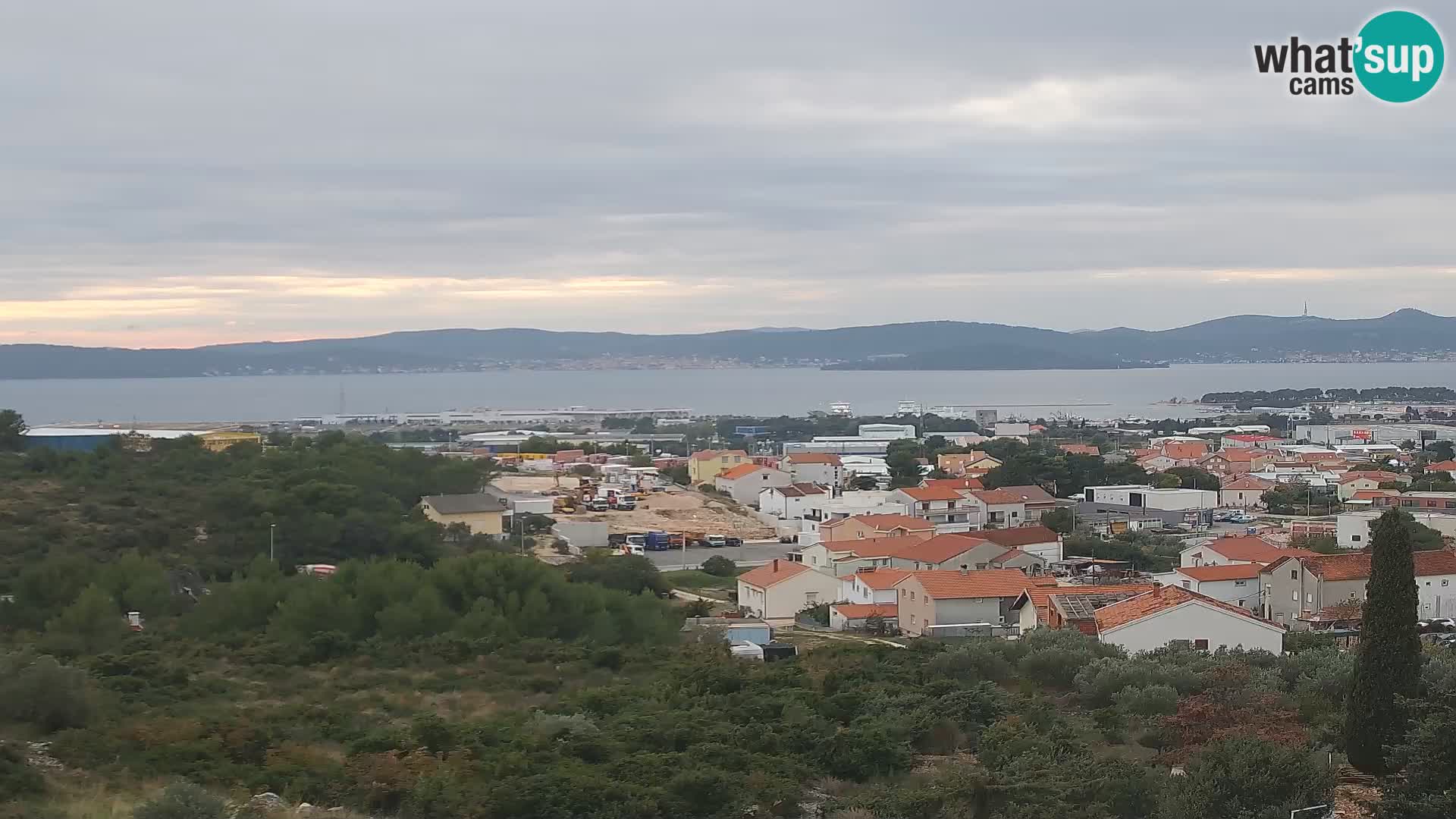 Panorama de la Webcam del Puerto Gazenica de Zadar, Zadar, Croacia