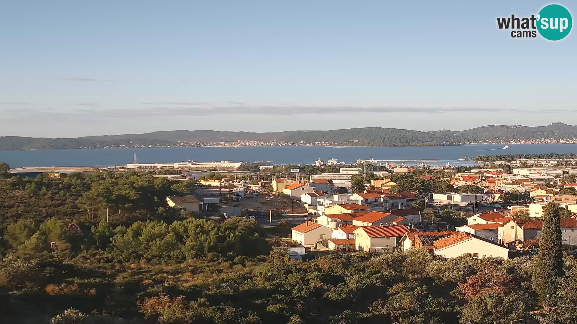 Panorama de la Webcam del Puerto Gazenica de Zadar, Zadar, Croacia