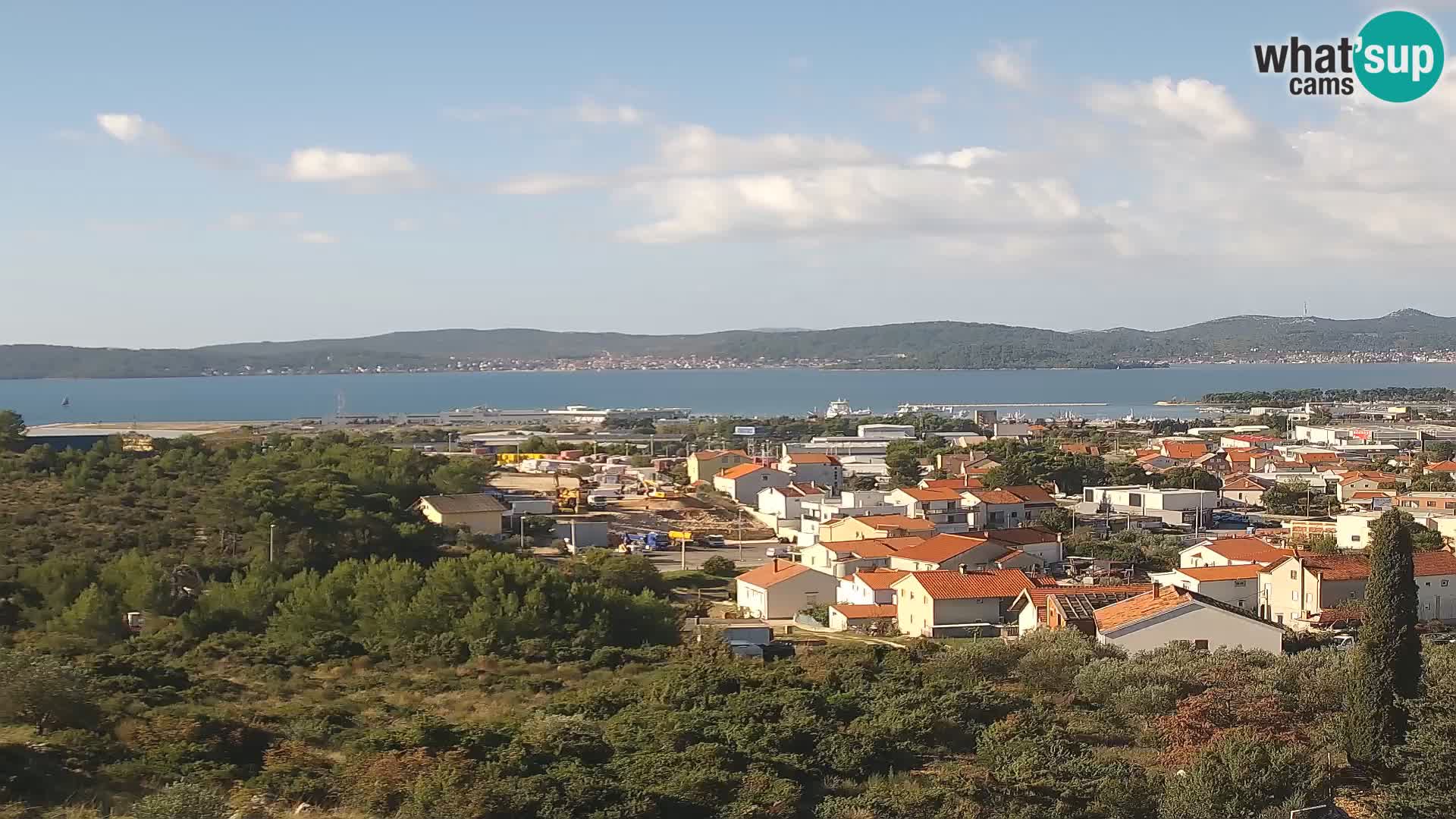 Zadar Pristanišče Gazenica s panoramsko spletno kamero, Zadar, Hrvaška