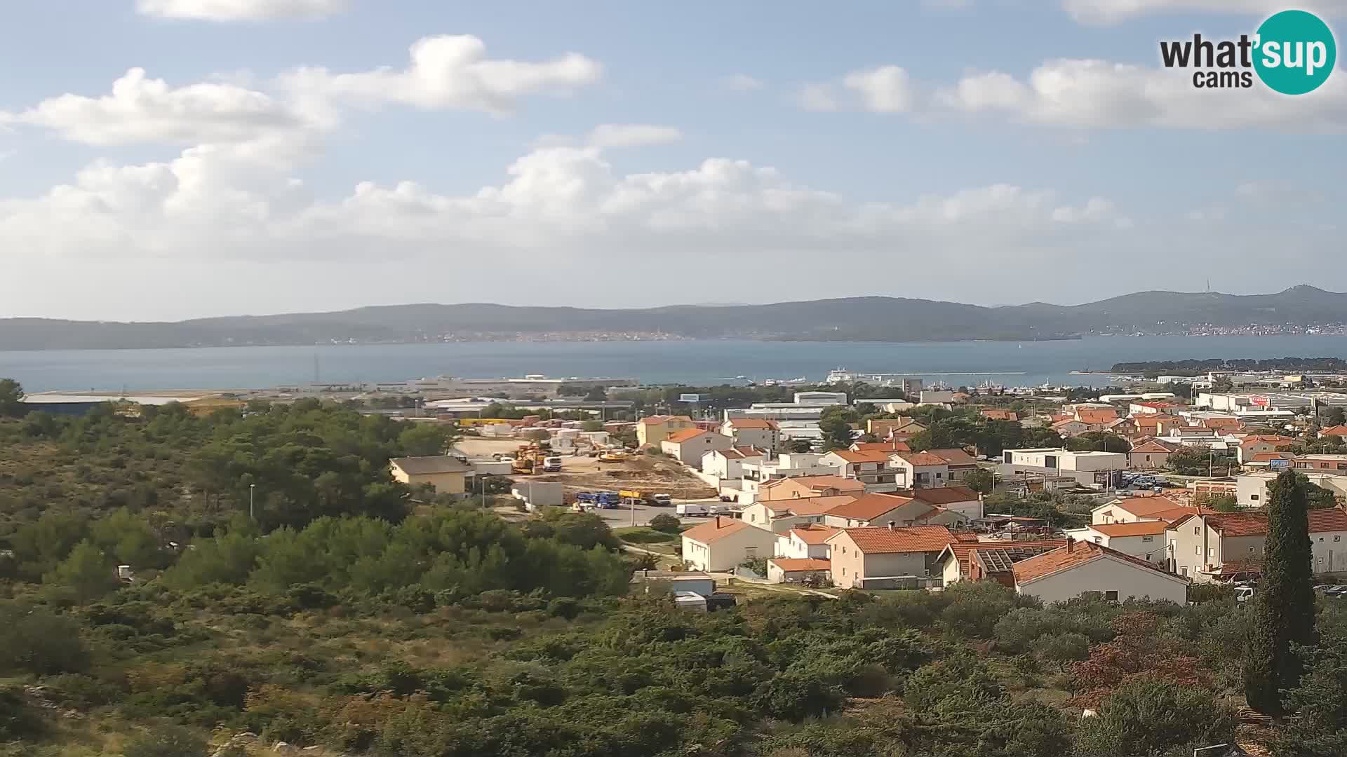 Panorama de la Webcam del Puerto Gazenica de Zadar, Zadar, Croacia