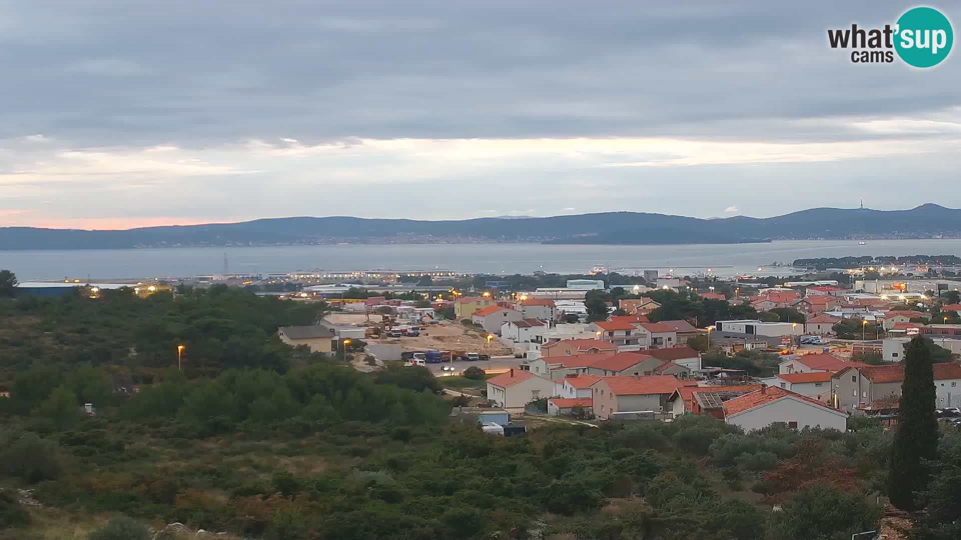 Panoramska web kamera Luke Gaženica u Zadru, Hrvatska