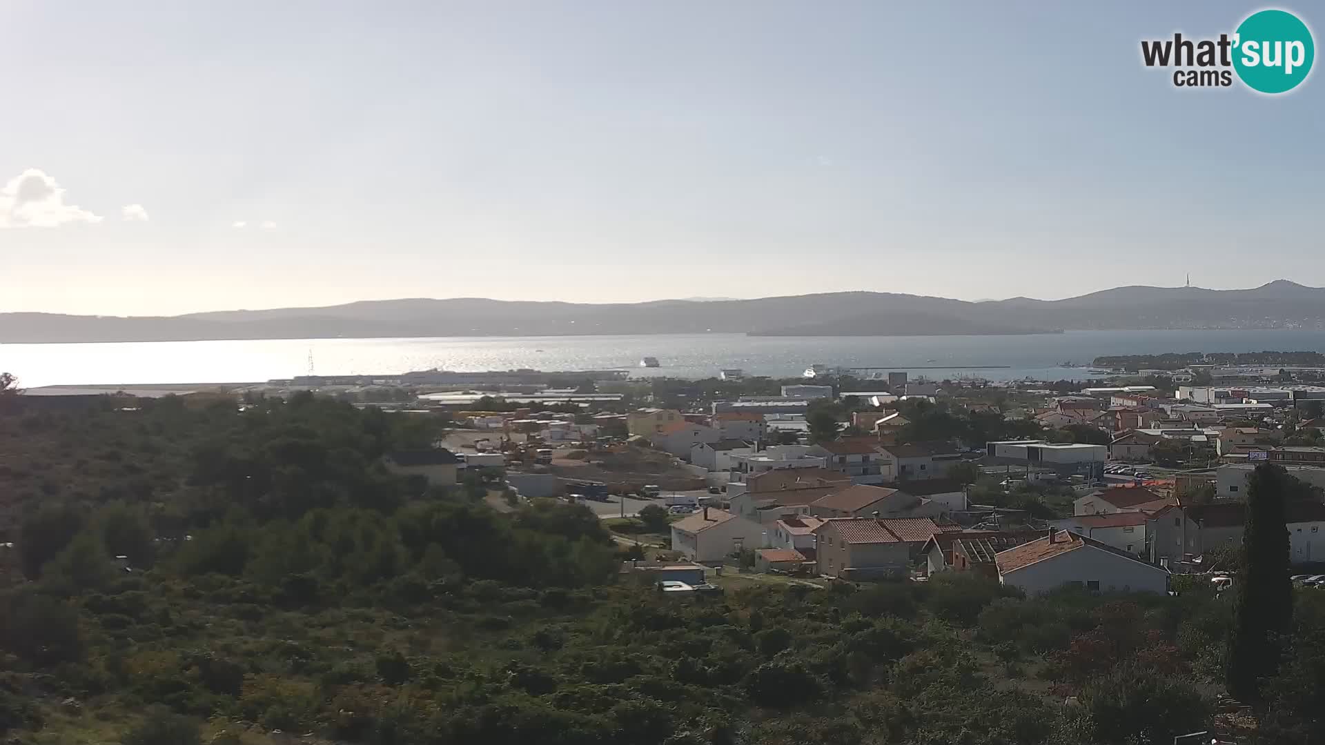 Panorama de la Webcam del Puerto Gazenica de Zadar, Zadar, Croacia