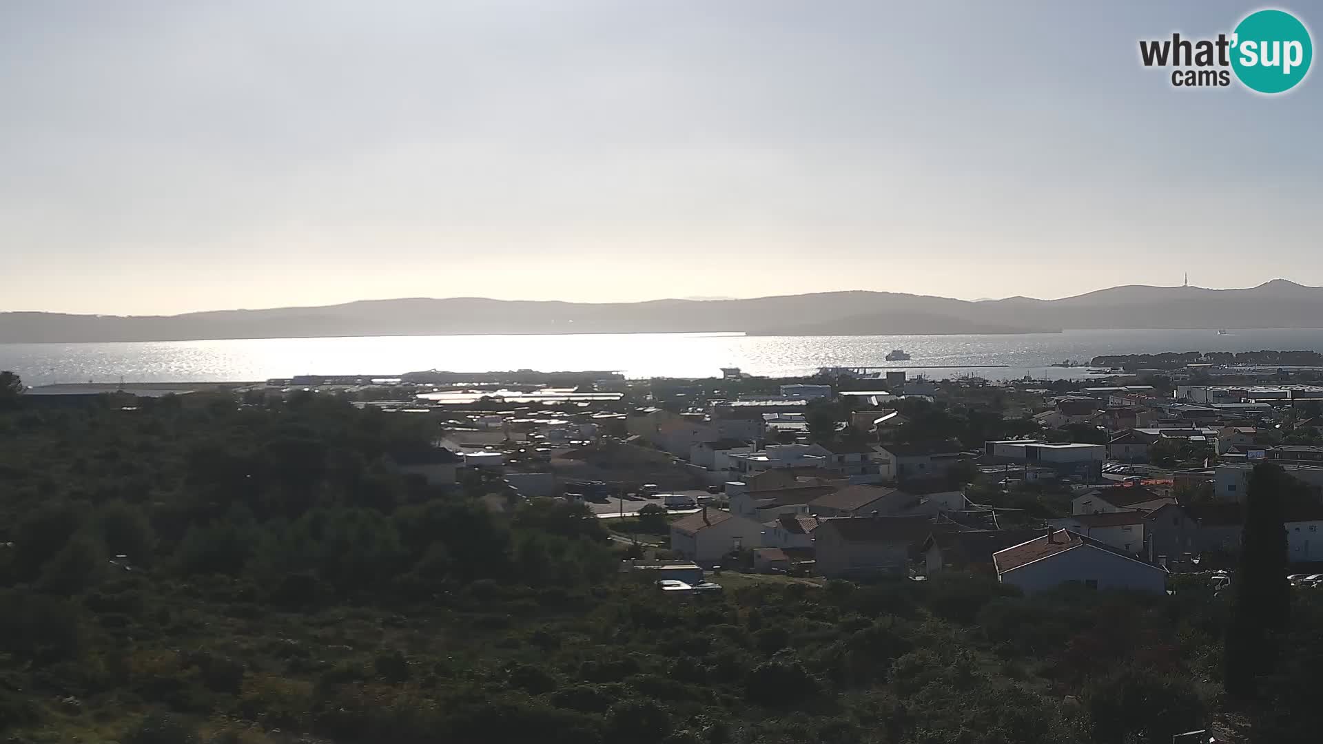 Panorama de la Webcam del Puerto Gazenica de Zadar, Zadar, Croacia