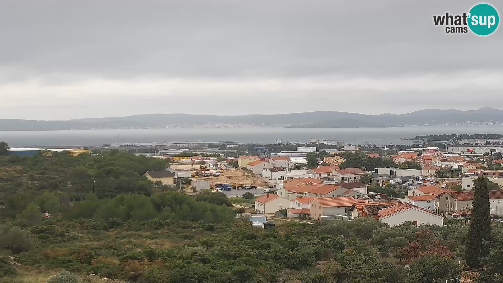Panorama de la Webcam del Puerto Gazenica de Zadar, Zadar, Croacia