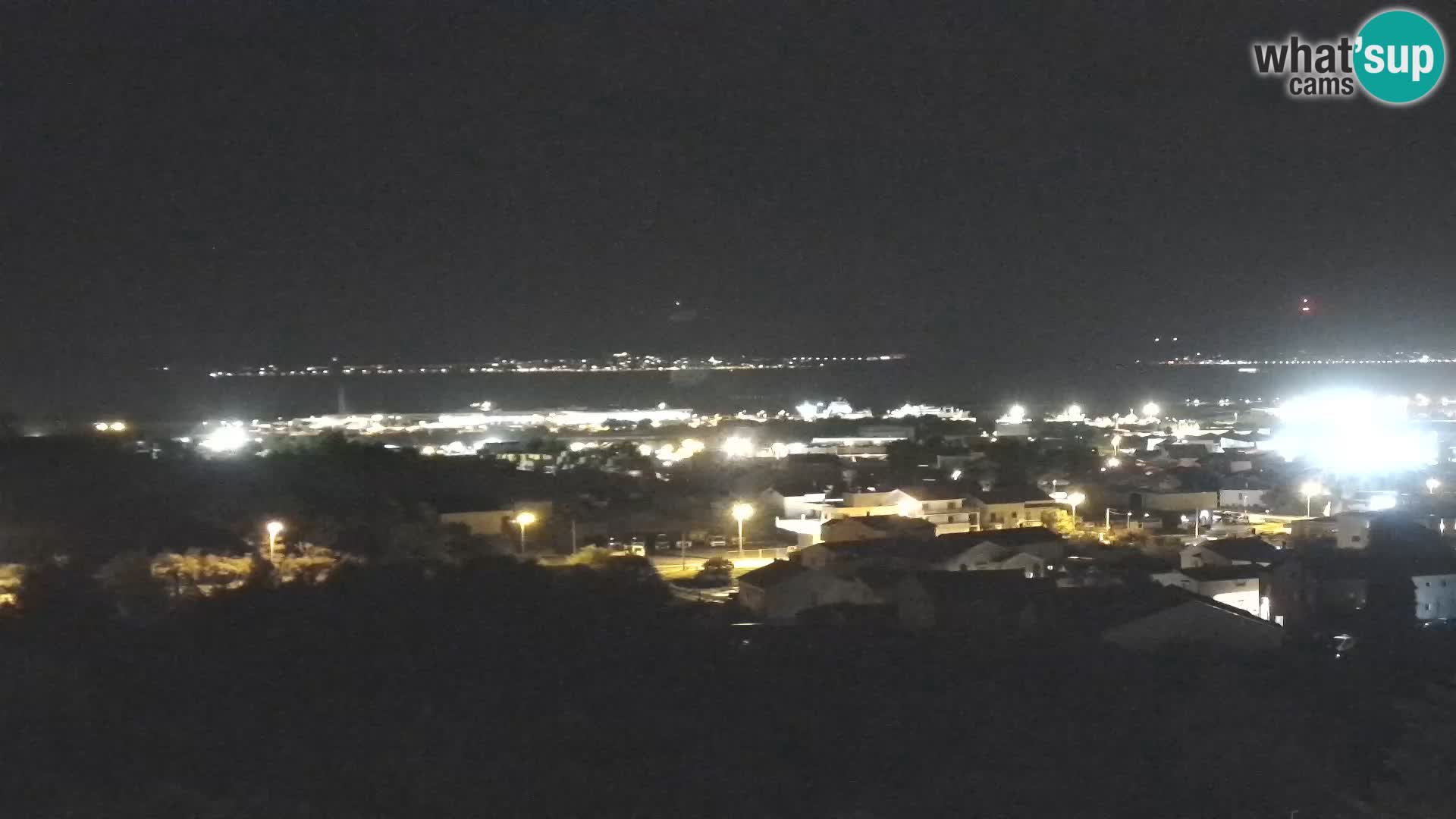 Panorama de la Webcam del Puerto Gazenica de Zadar, Zadar, Croacia