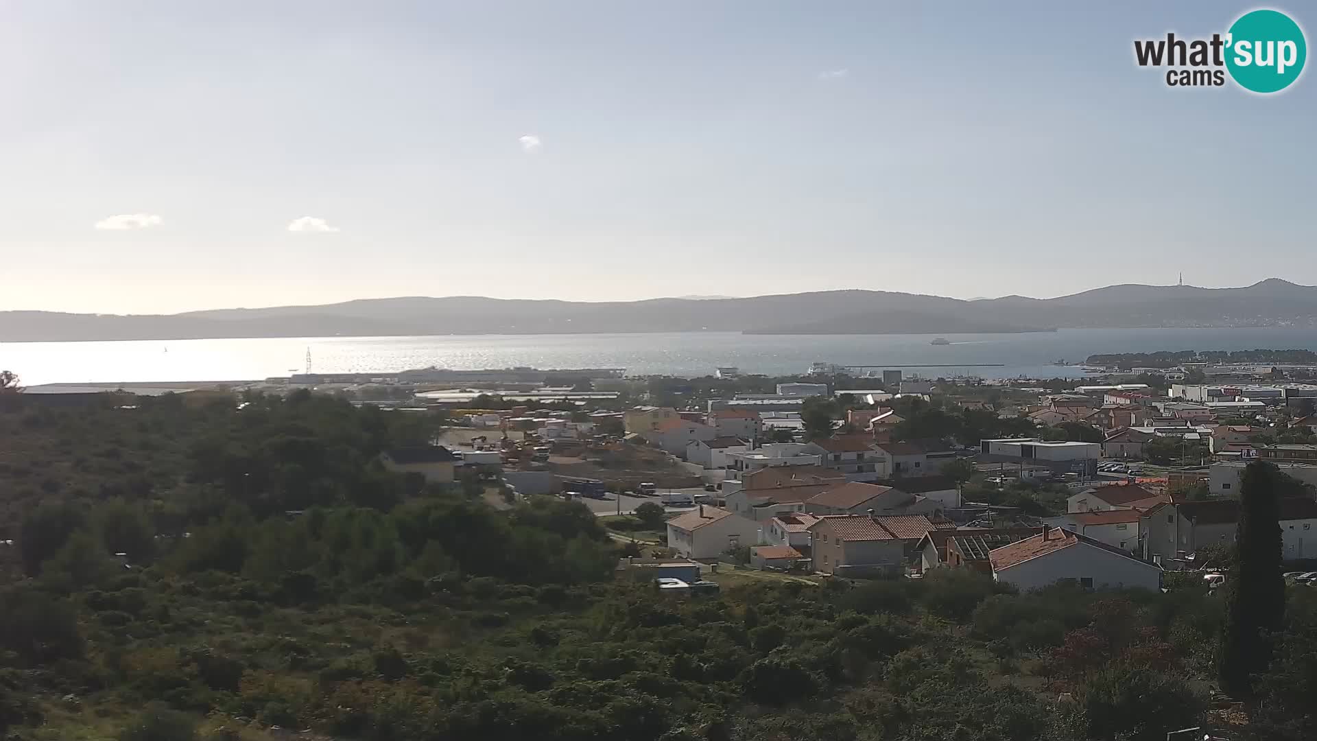 Zadar Pristanišče Gazenica s panoramsko spletno kamero, Zadar, Hrvaška