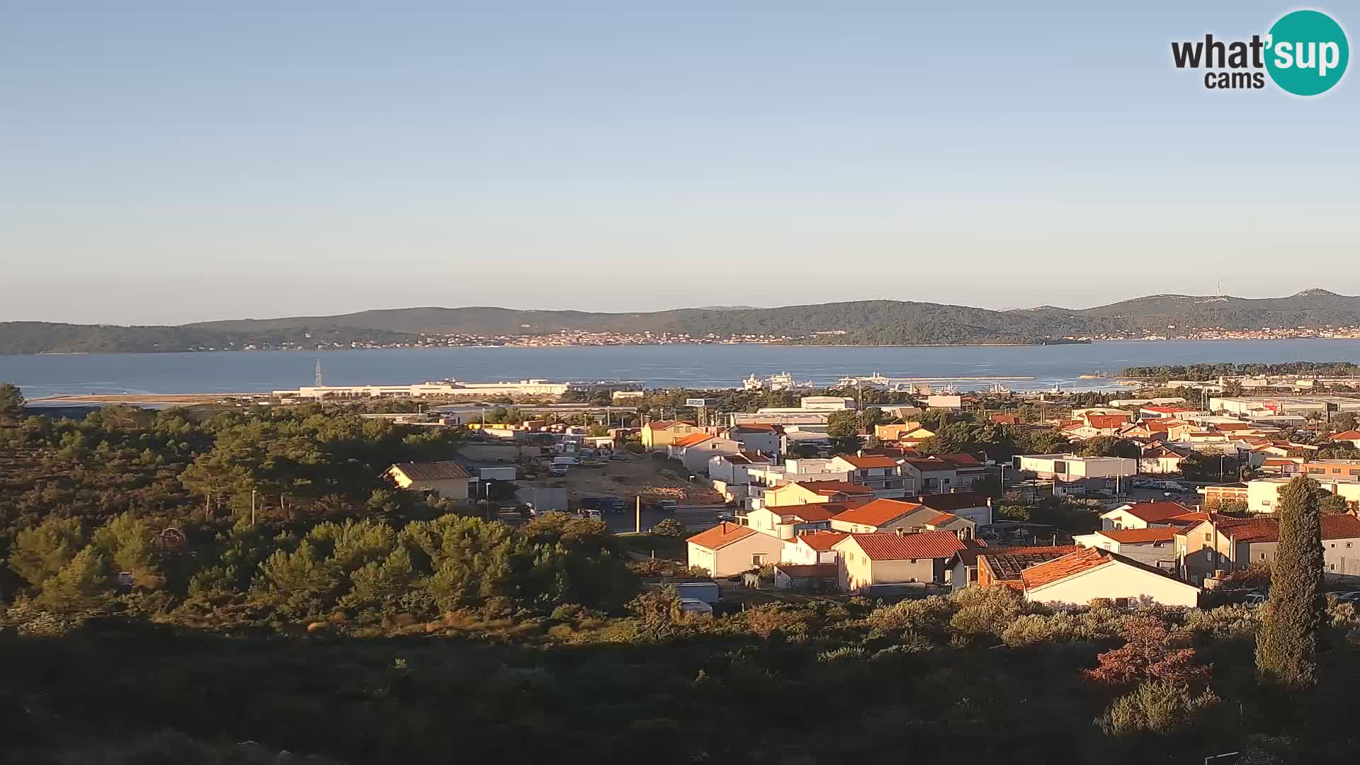 Zadar Pristanišče Gazenica s panoramsko spletno kamero, Zadar, Hrvaška