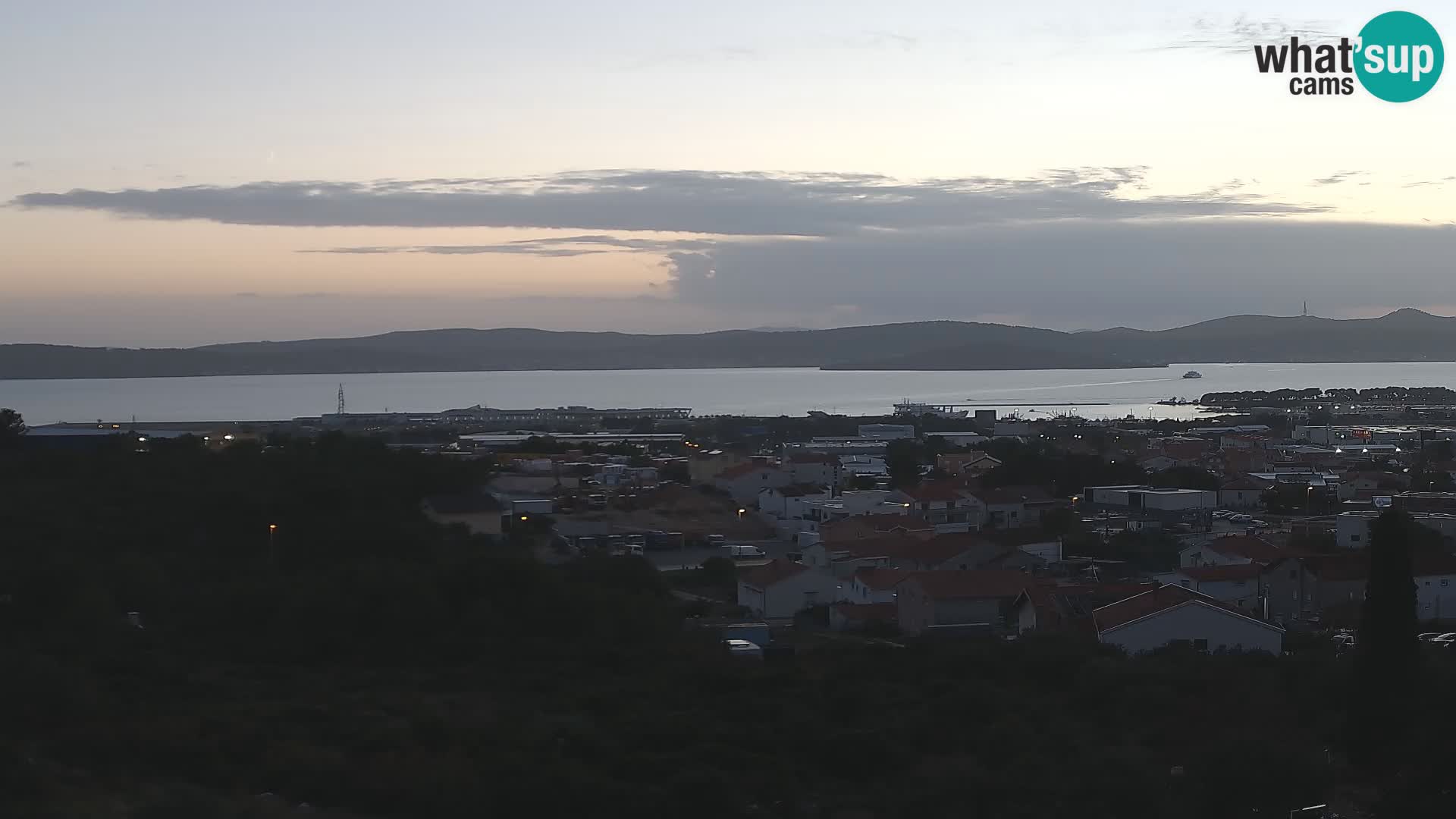 Zadar Pristanišče Gazenica s panoramsko spletno kamero, Zadar, Hrvaška