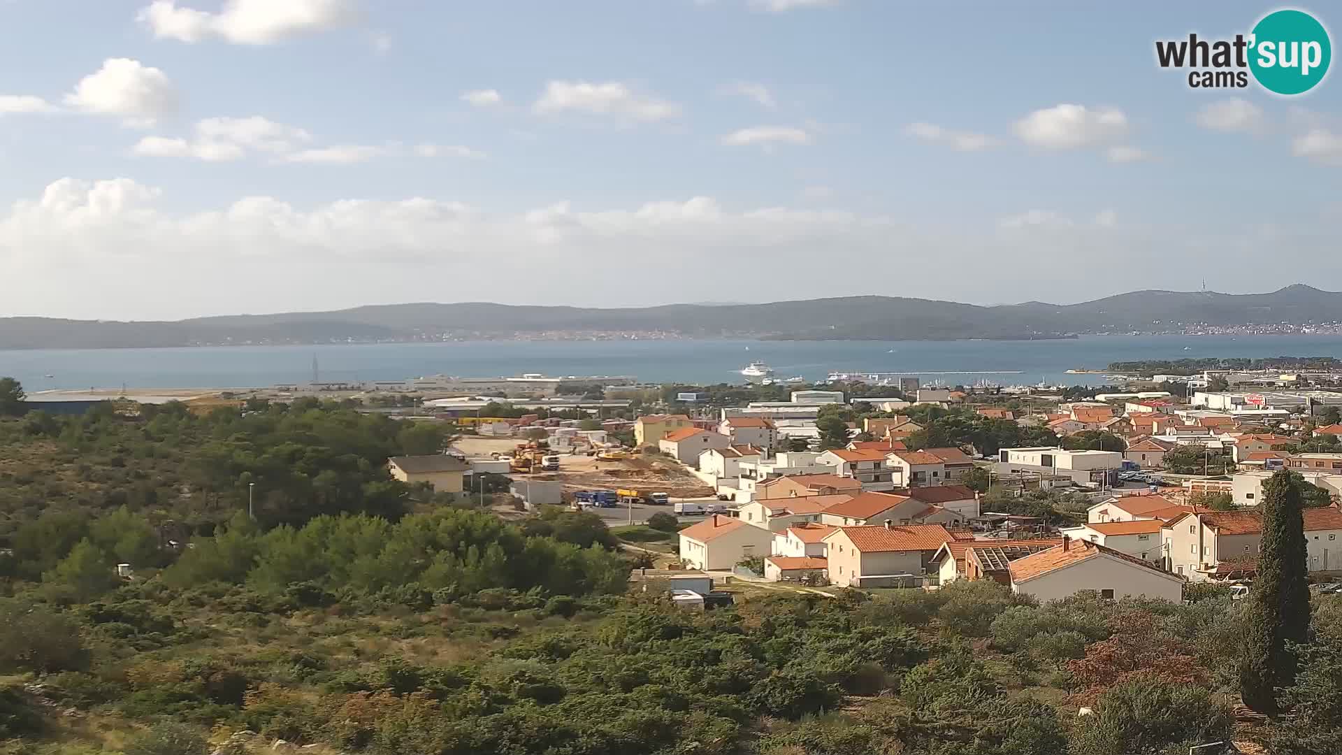 Panorama de la Webcam del Puerto Gazenica de Zadar, Zadar, Croacia