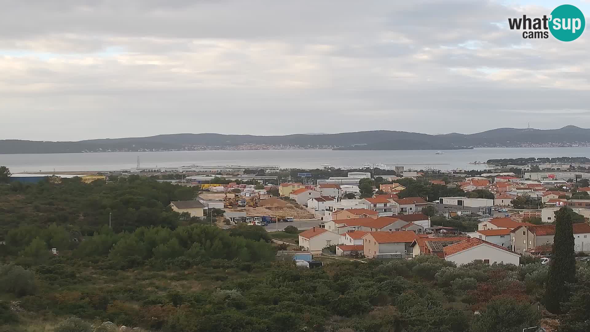 Zadar Port Gazenica Webcam Panorama, Zadar, Kroatien