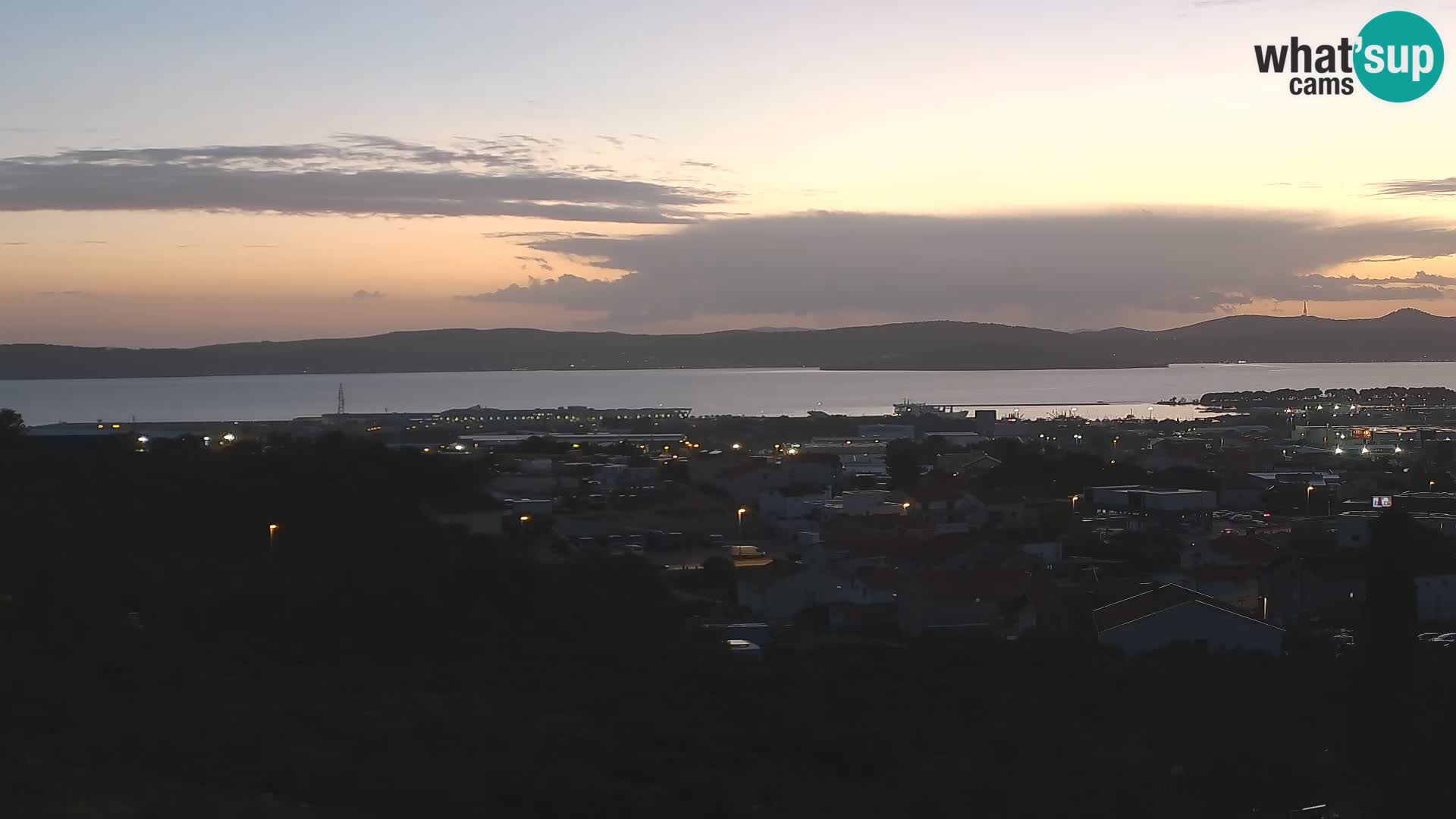Zadar Port Gazenica Webcam Panorama, Zadar, Kroatien