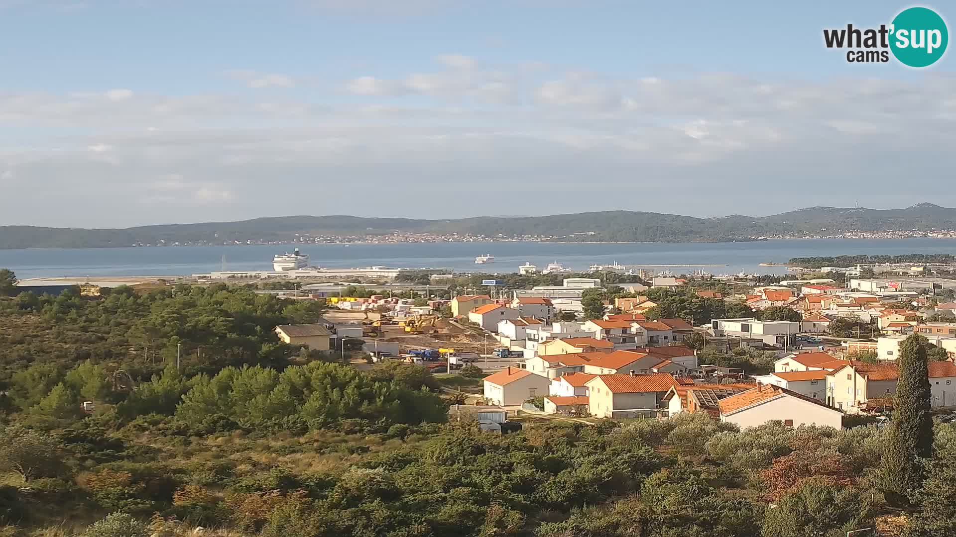 Zadar Port Gazenica Webcam Panorama, Zadar, Croatia