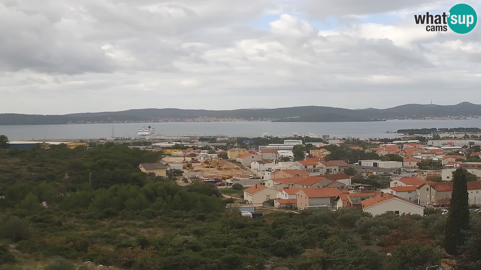 Zadar Port Gazenica Webcam Panorama, Zadar, Kroatien