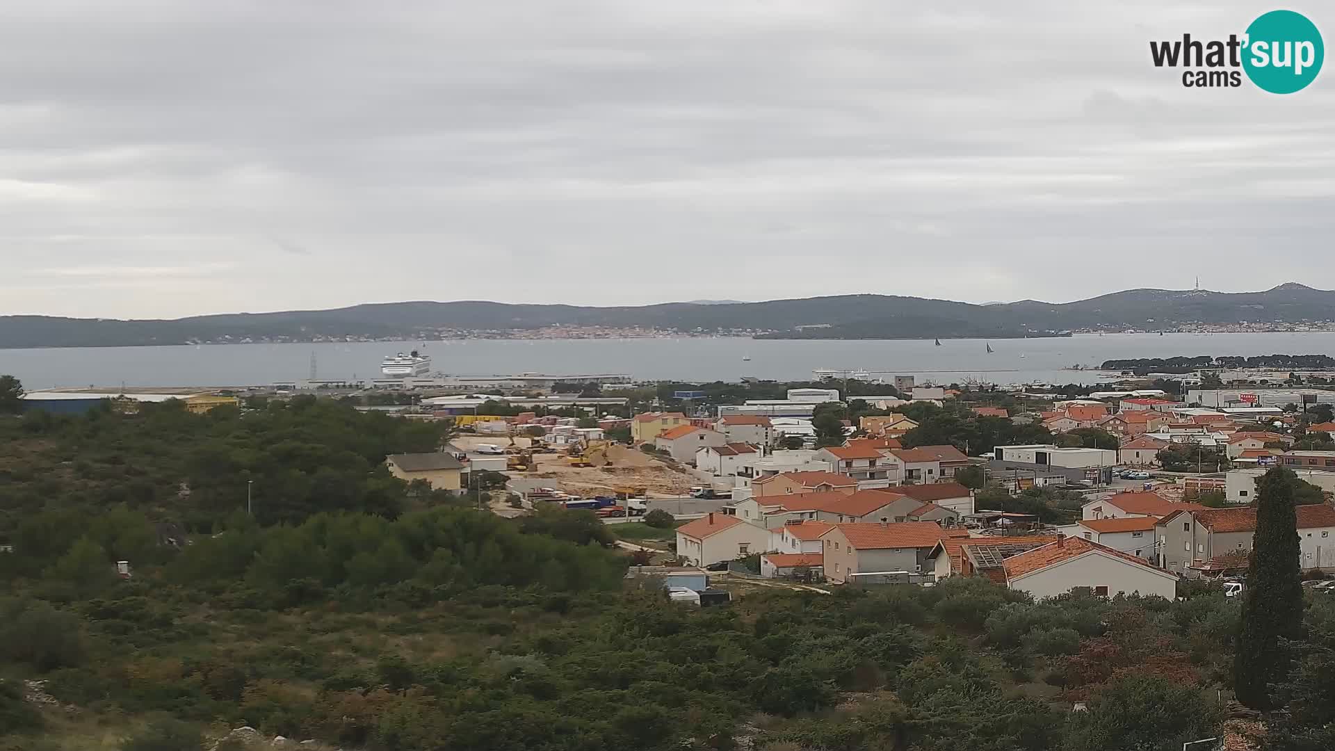 Zadar Port Gazenica Webcam Panorama, Zadar, Croatia