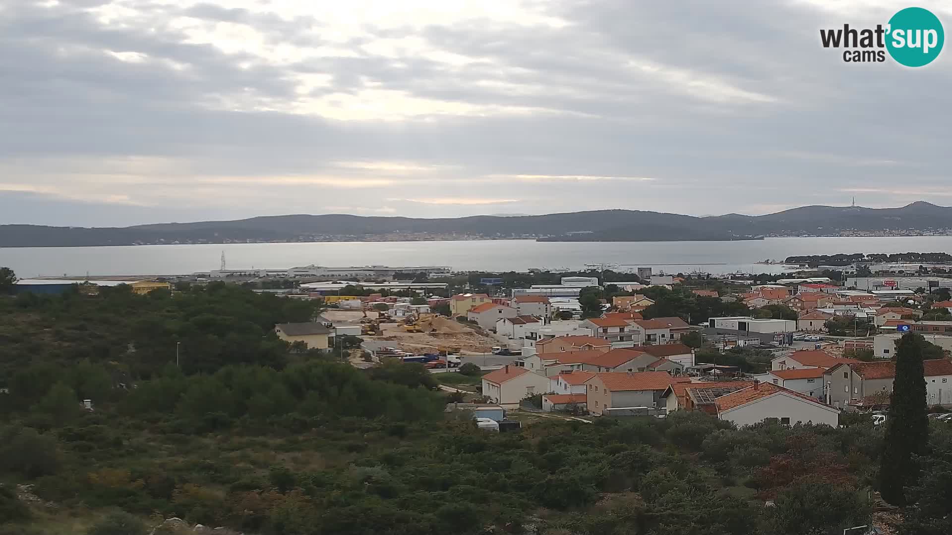Panoramska web kamera Luke Gaženica u Zadru, Hrvatska